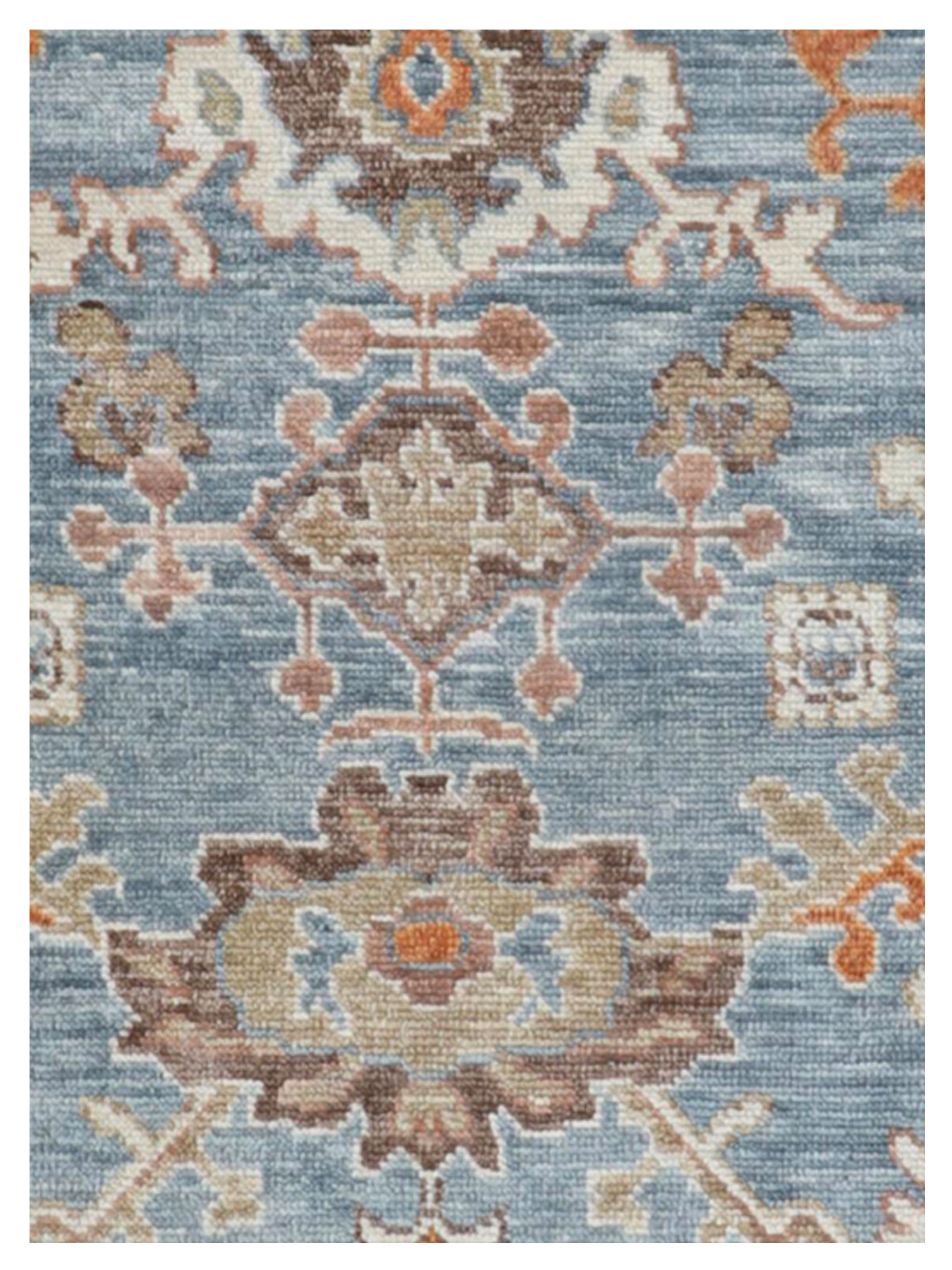 Anatolian Revival Hand Knotted Lt.Blue 8x10 - Image 4 of 5