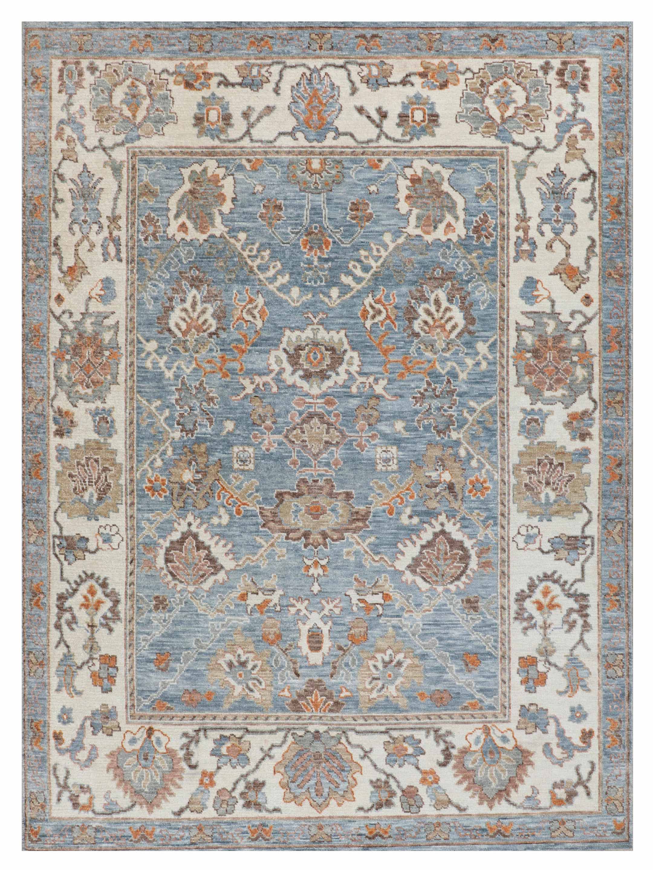 Anatolian Revival Hand Knotted Lt.Blue 8x10