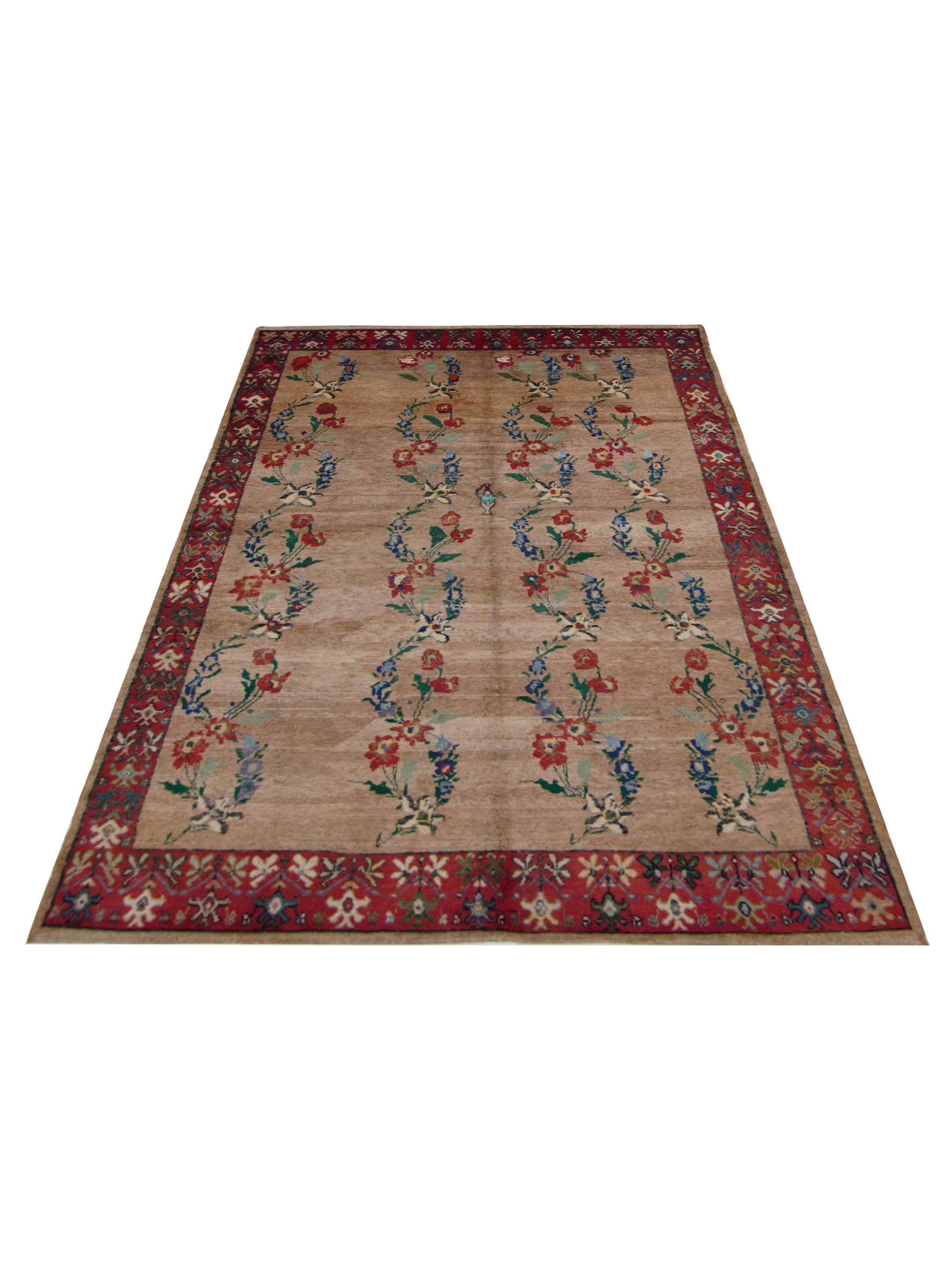 Kurdish Hand Knotted Beige 6x9 - Image 2 of 5