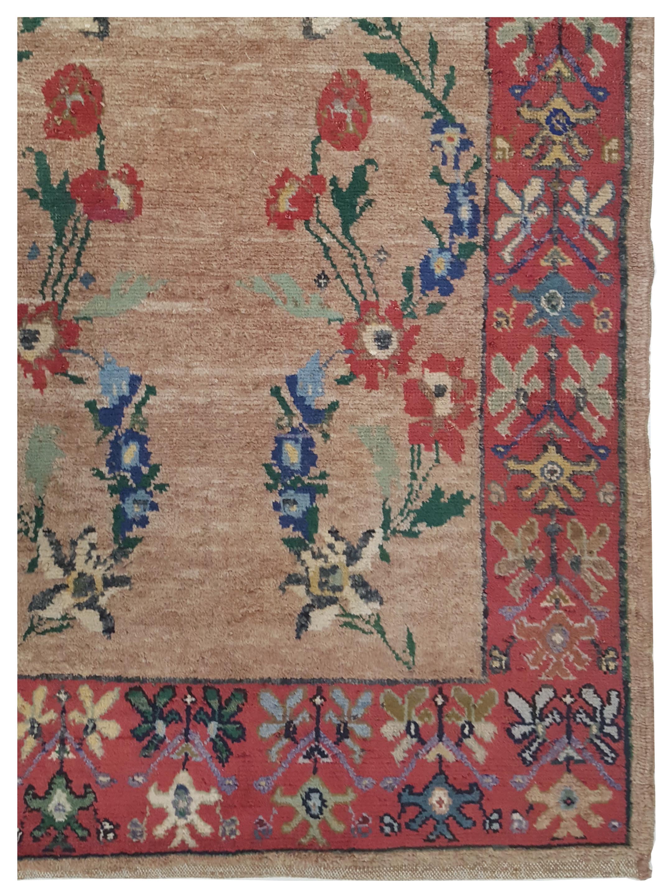 Kurdish Hand Knotted Beige 6x9 - Image 3 of 5
