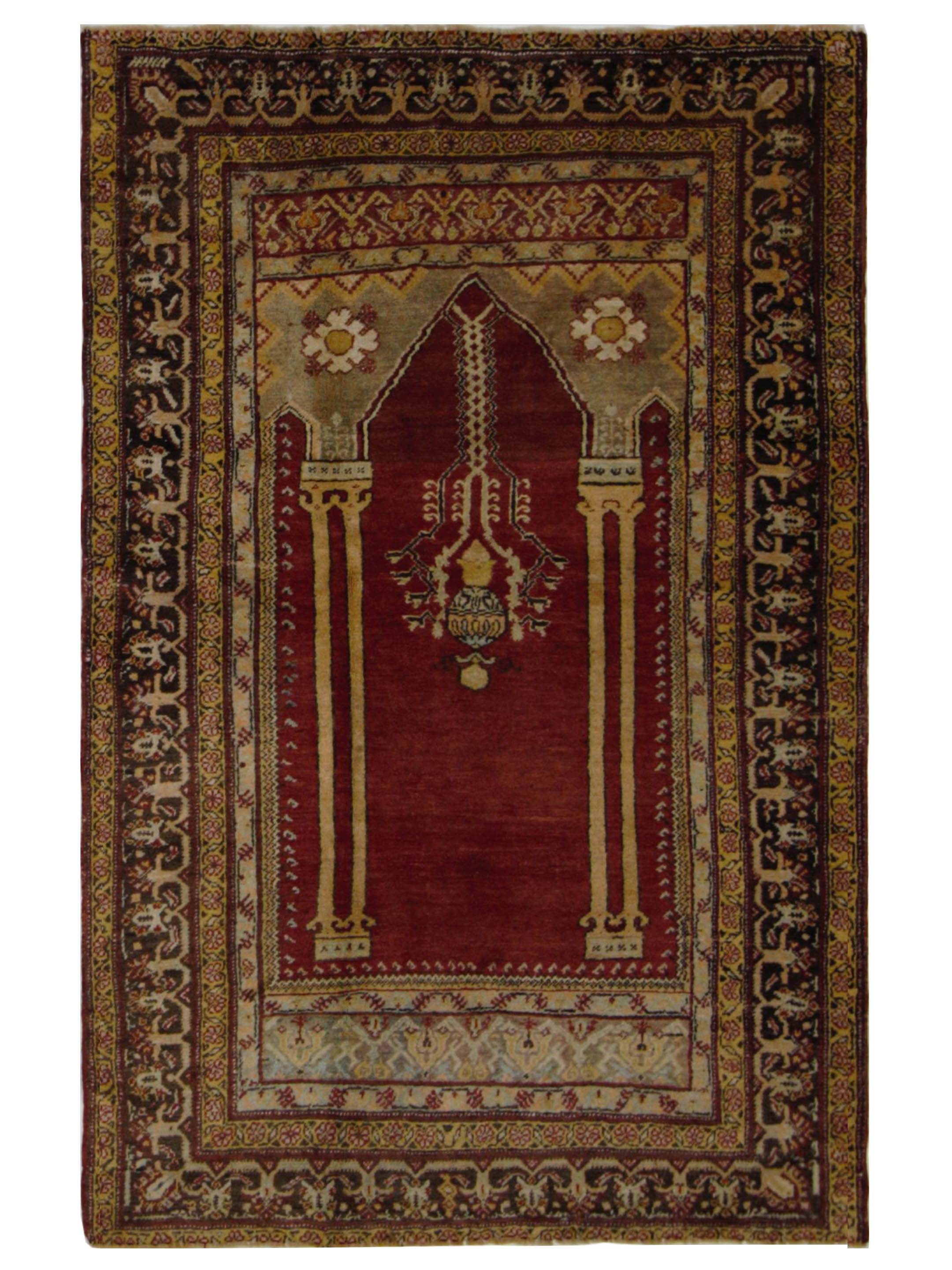 Anatolian Hand Knotted Rust 5x7