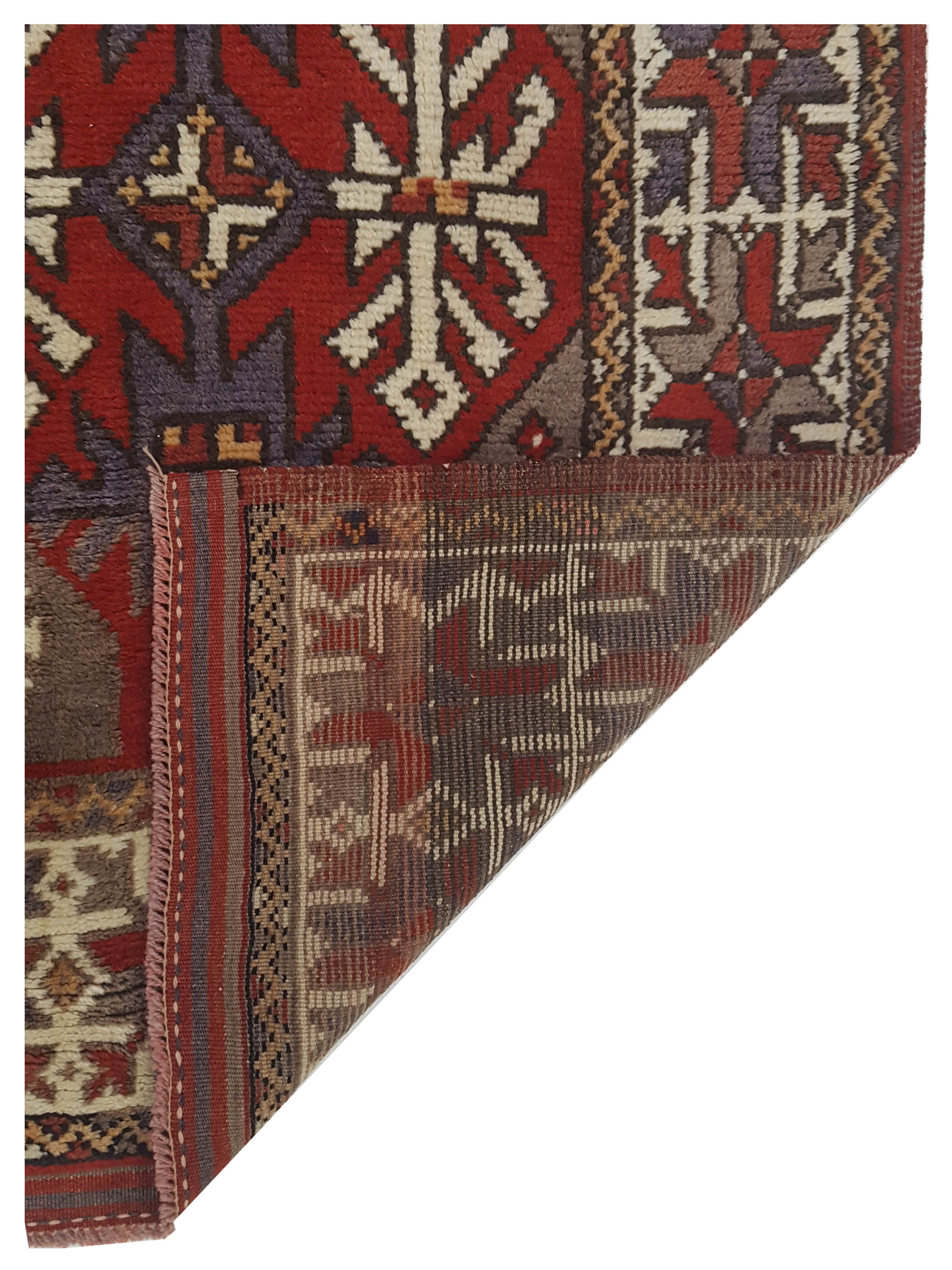 Anatolian Hand Knotted Red 3x5 - Image 5 of 5