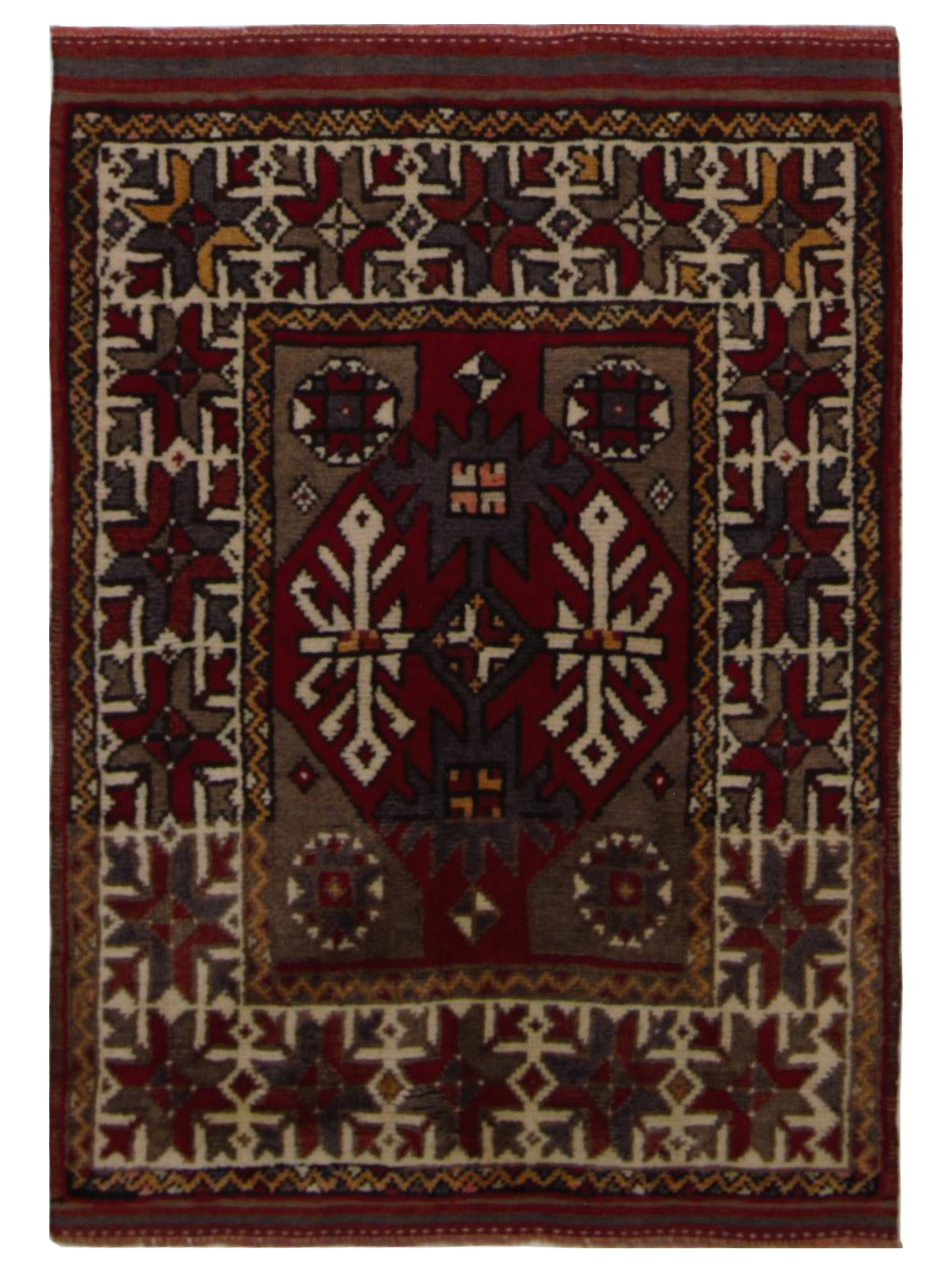 Anatolian Hand Knotted Red 3x5