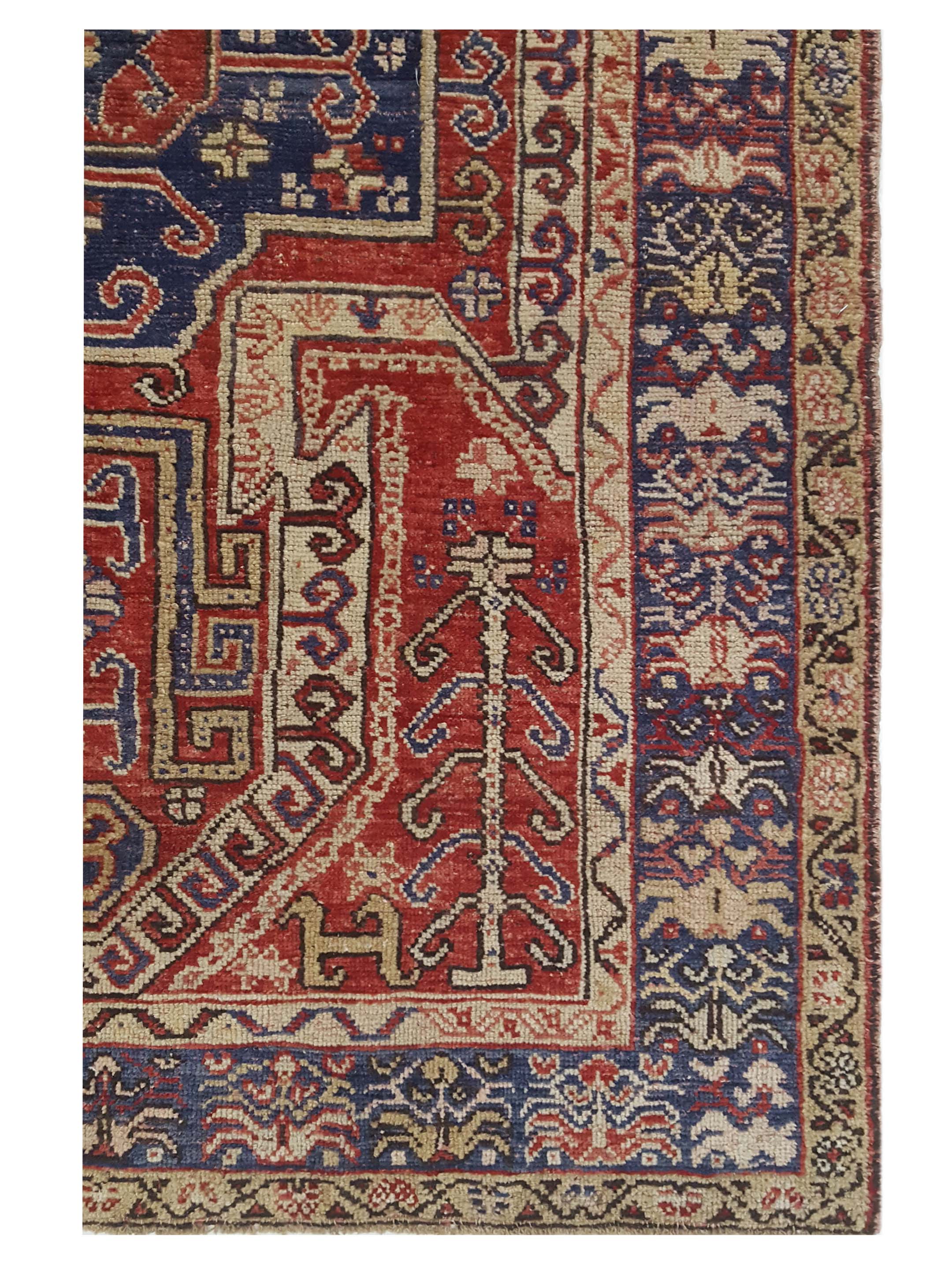 Anatolian Hand Knotted Red 4x7 - Image 3 of 5