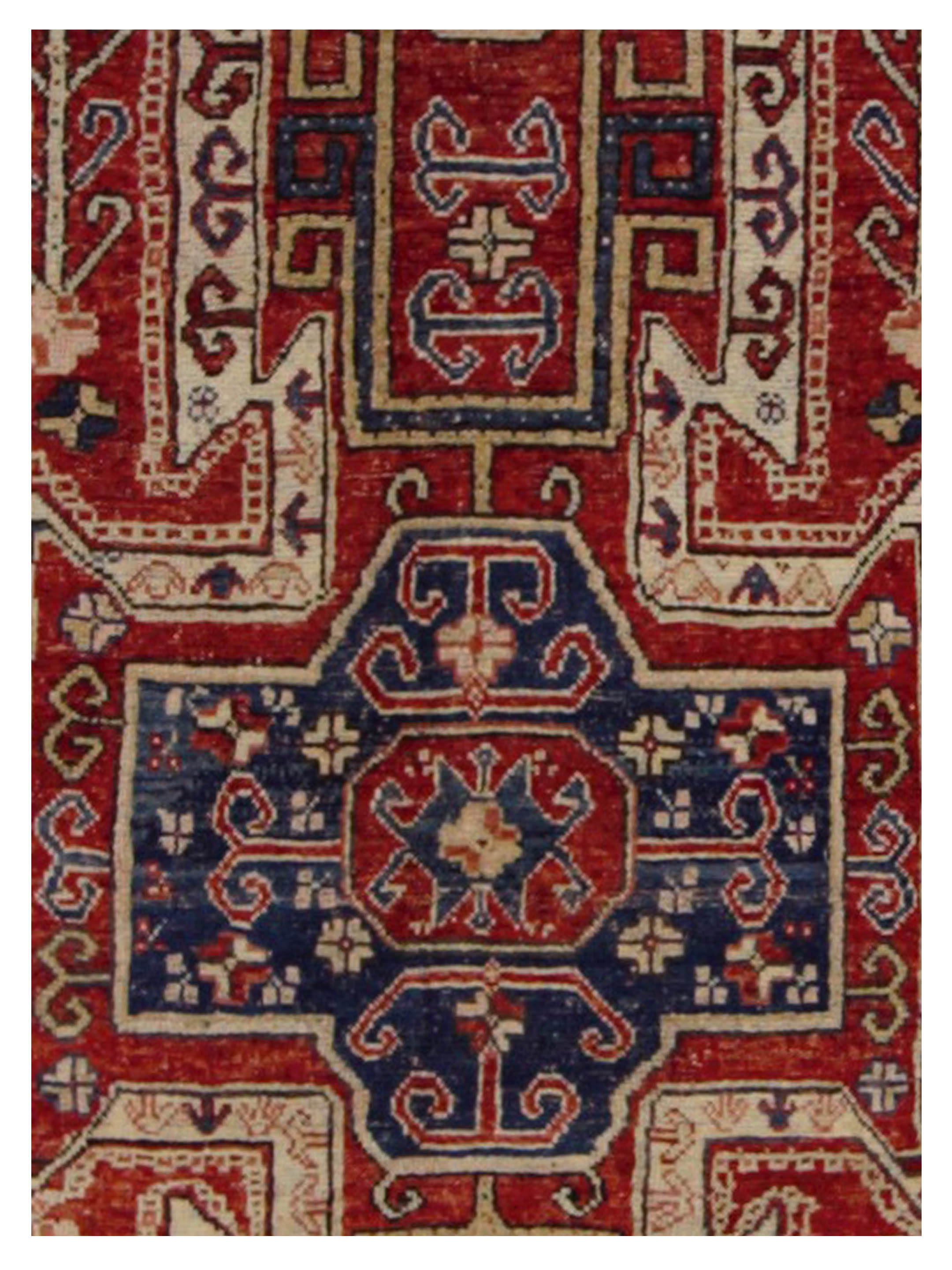 Anatolian Hand Knotted Red 4x7 - Image 4 of 5