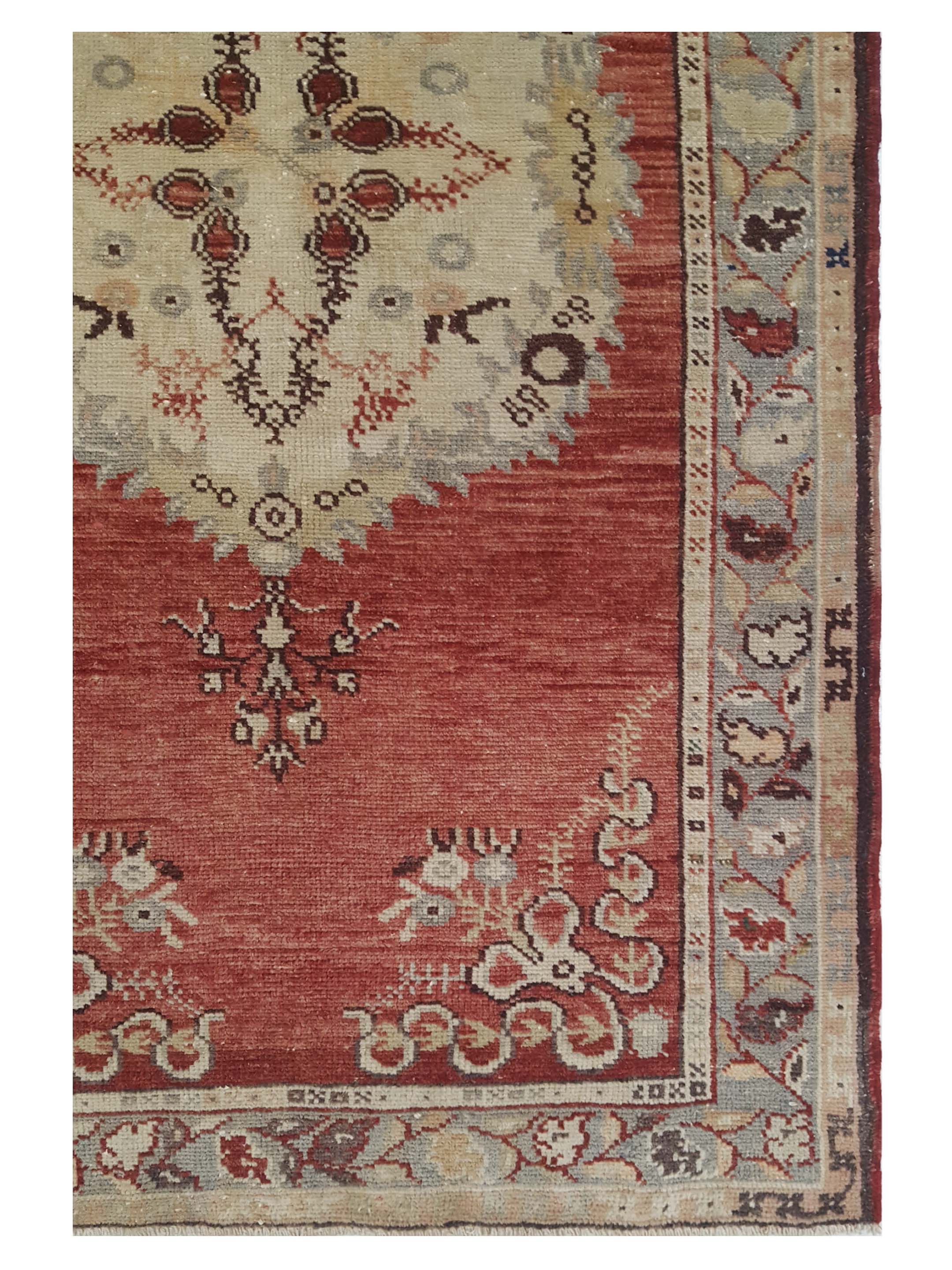 Anatolian Hand Knotted Rust 3x6 - Image 3 of 5