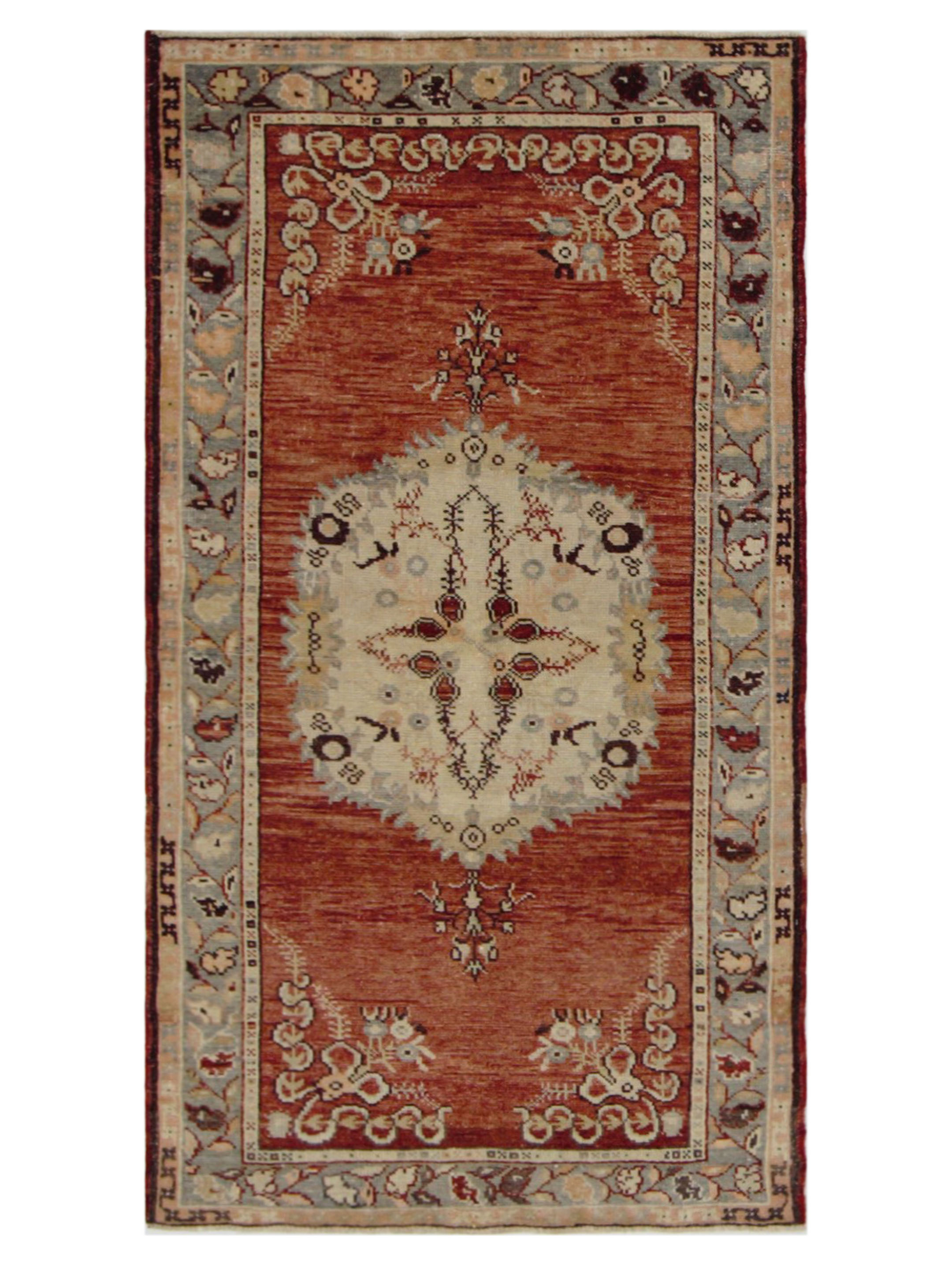 Anatolian Hand Knotted Rust 3x6