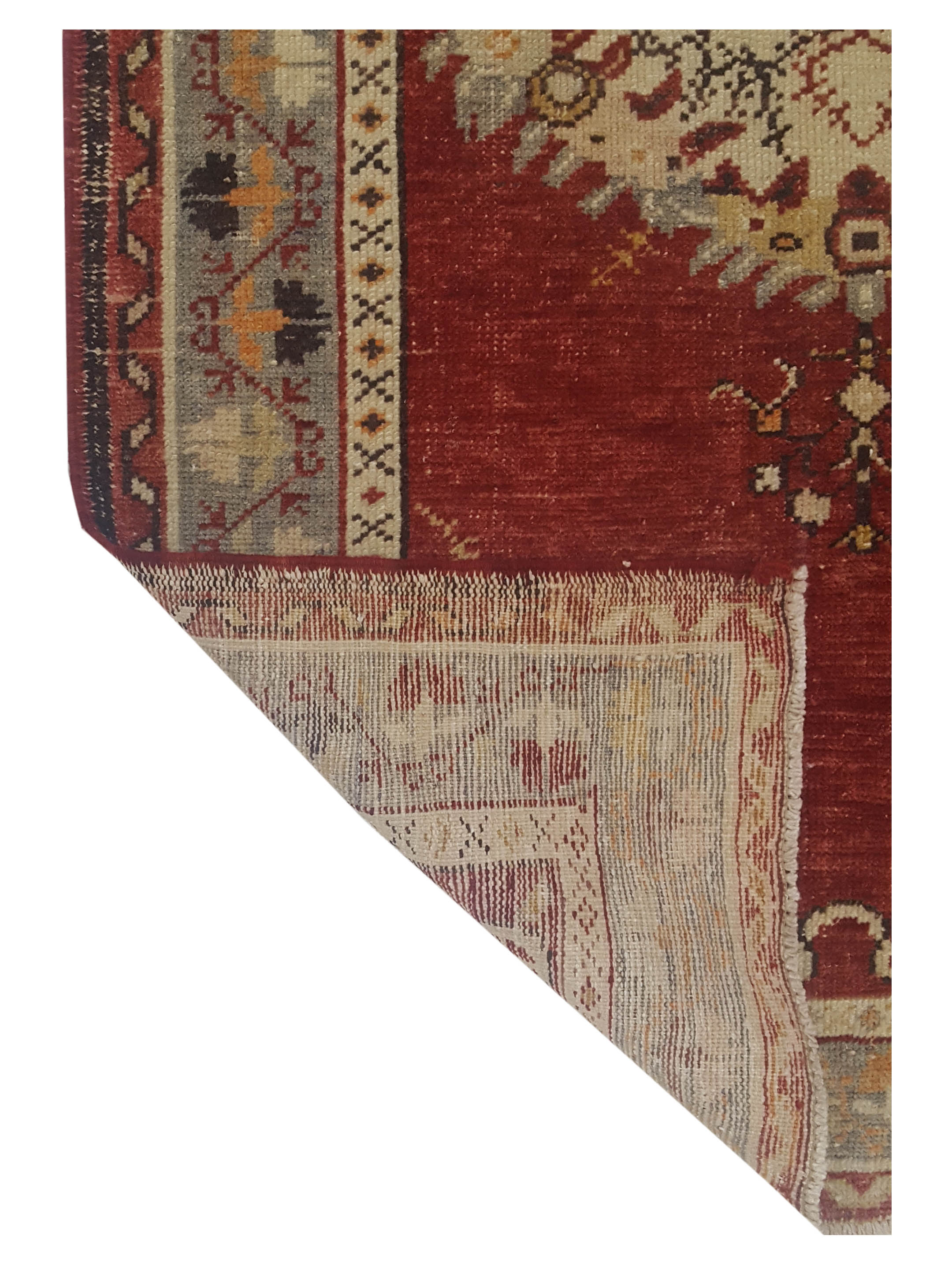 Anatolian Hand Knotted Rust 3x6 - Image 5 of 5