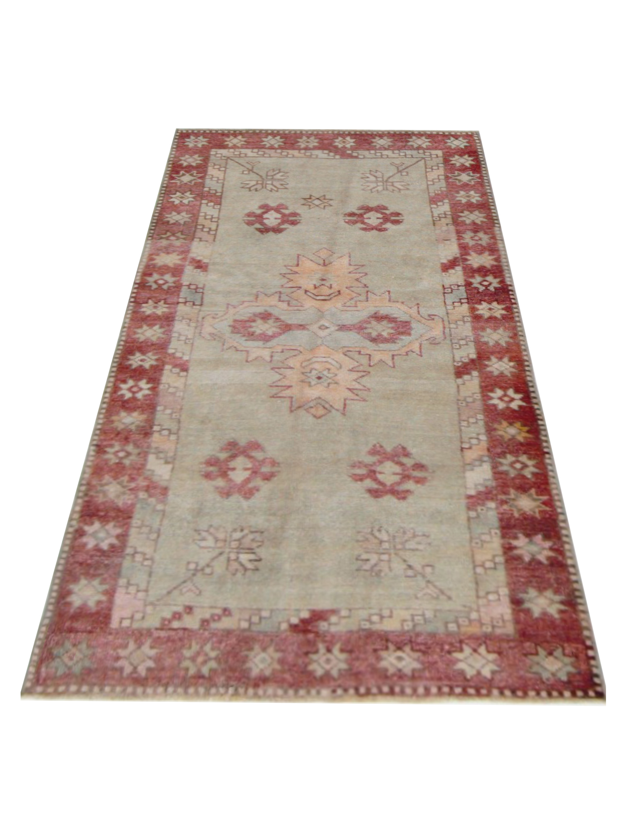 Anatolian Hand Knotted Olive 2.6x5 - Image 2 of 5