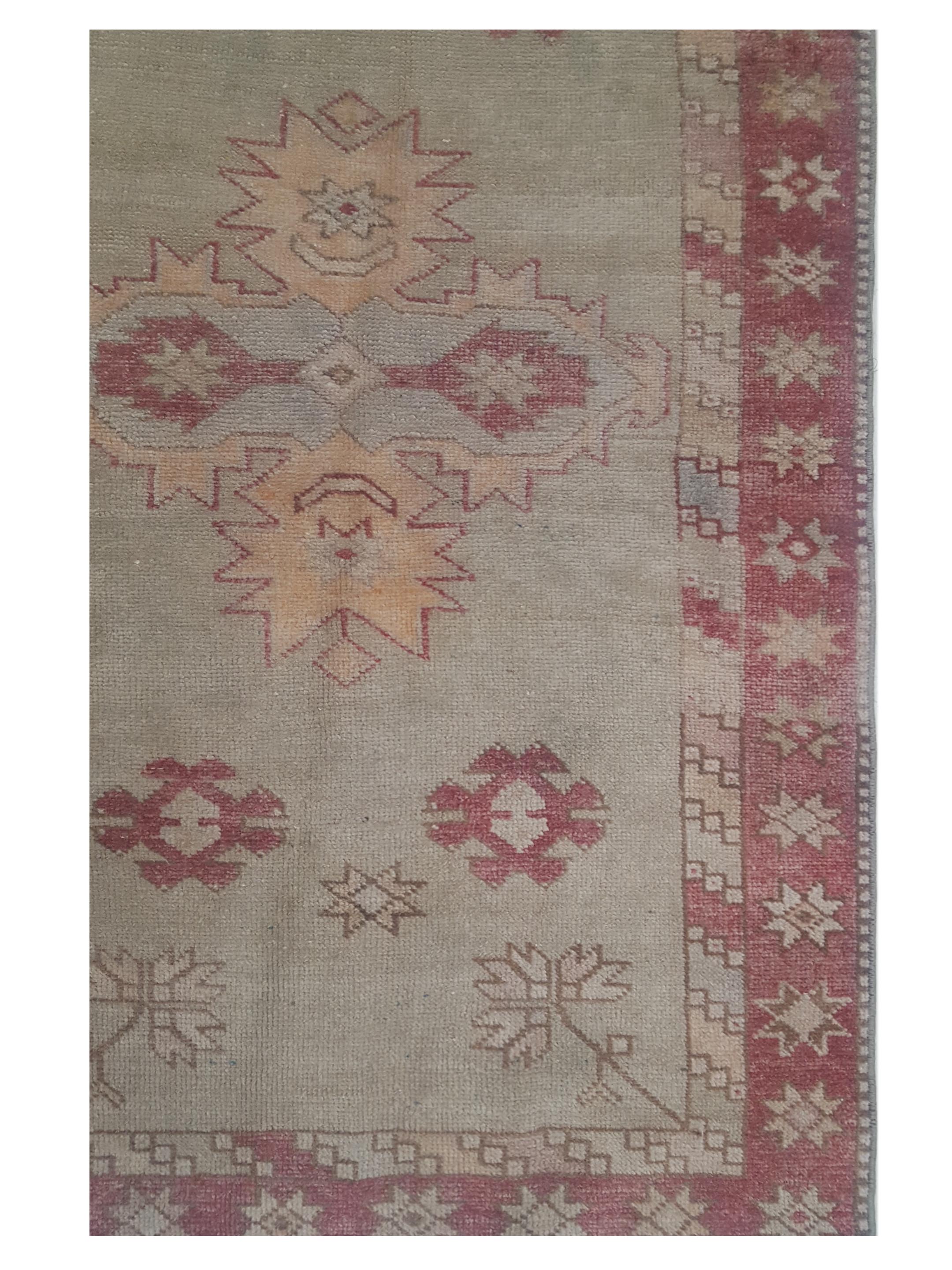 Anatolian Hand Knotted Olive 2.6x5 - Image 3 of 5