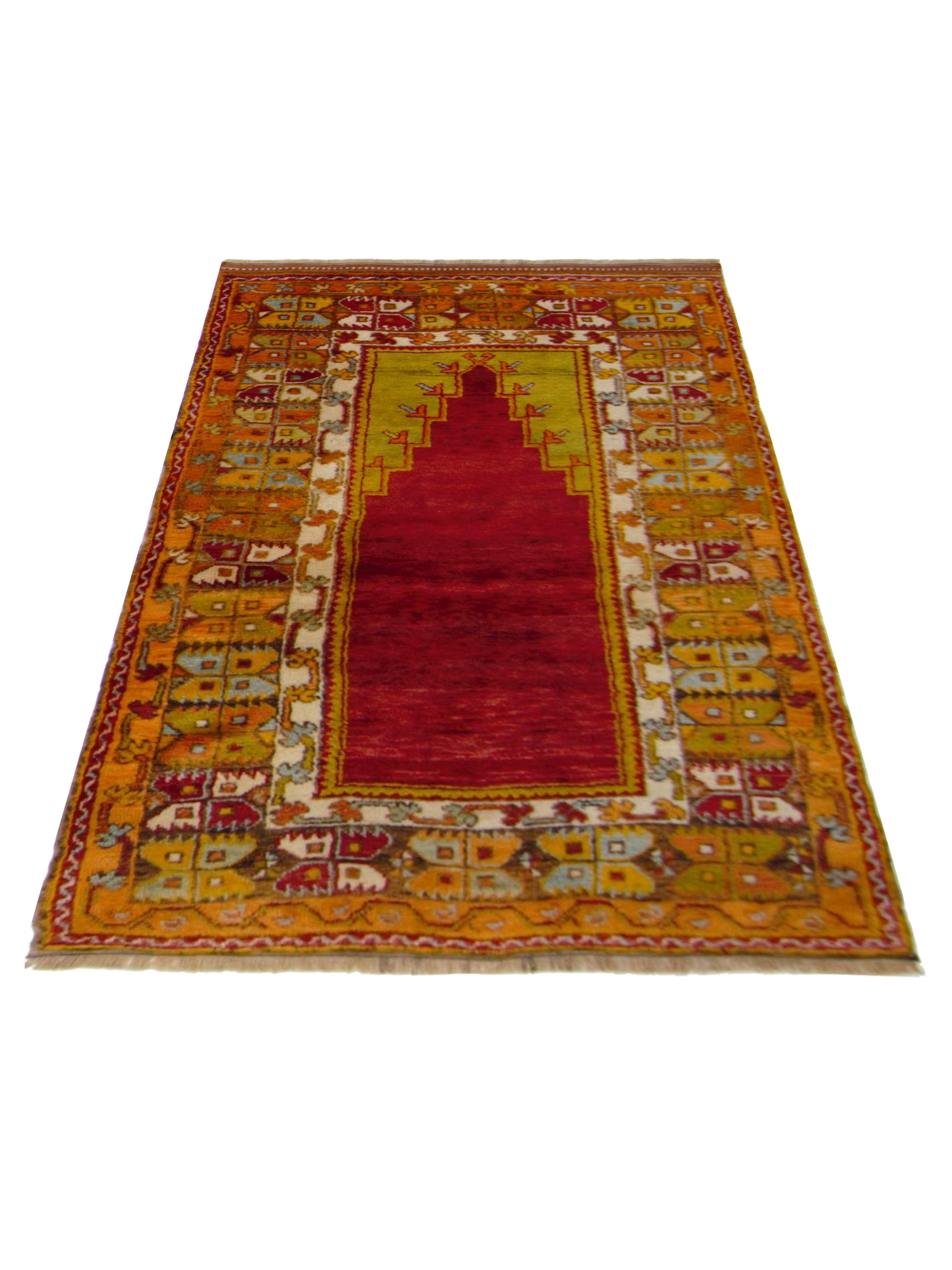 Antique Angora Orange 4x6 - Image 2 of 5