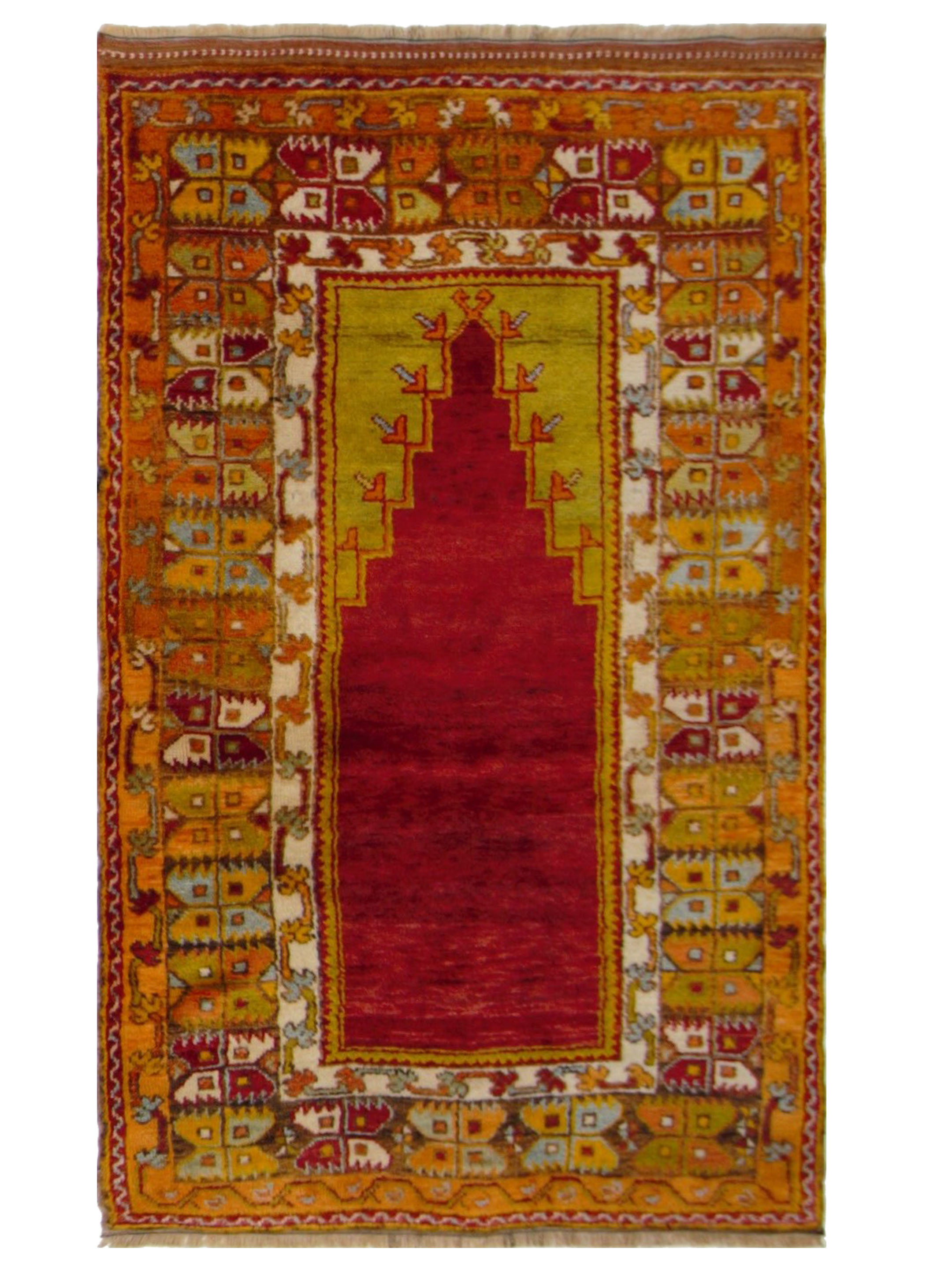 Antique Angora Orange 4x6