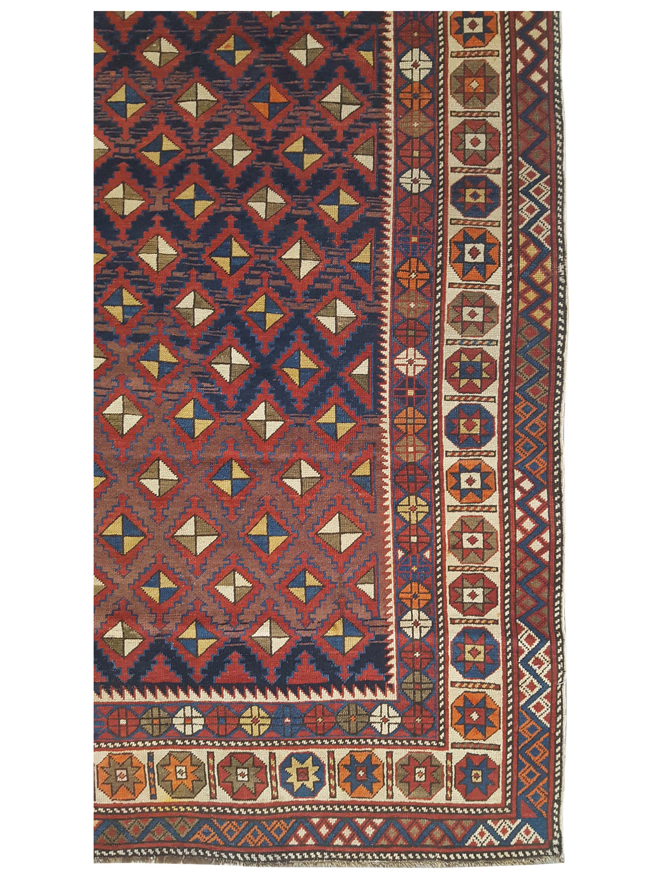 Shirvan Hand Knotted Burgundy 4x6 - Image 2 of 5