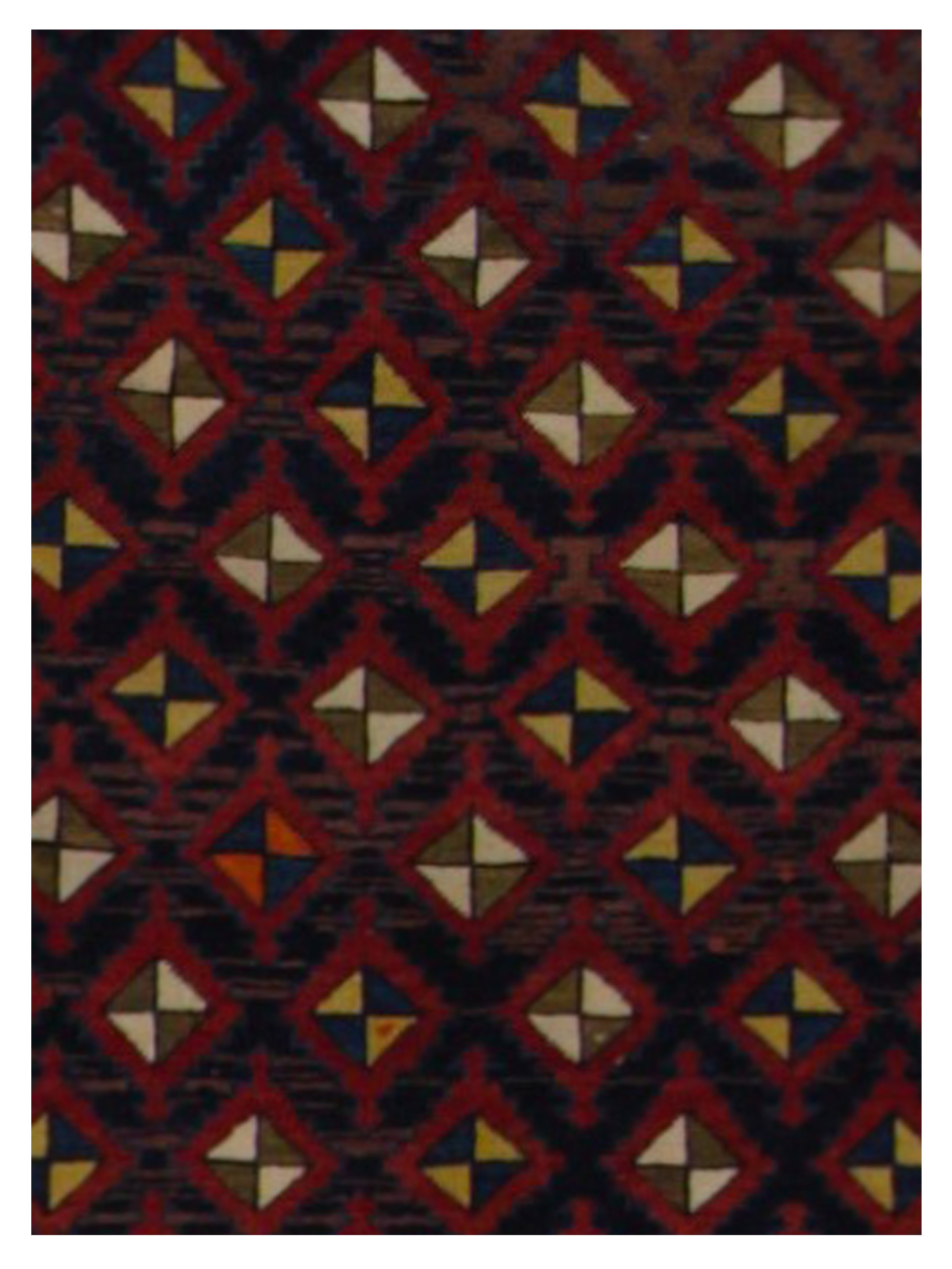 Shirvan Hand Knotted Burgundy 4x6 - Image 4 of 5