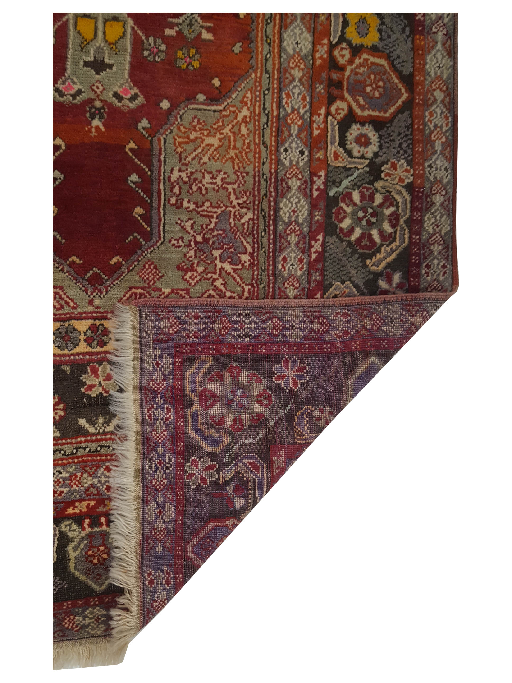 Kula Hand Knotted Red 4x6 - Image 3 of 5