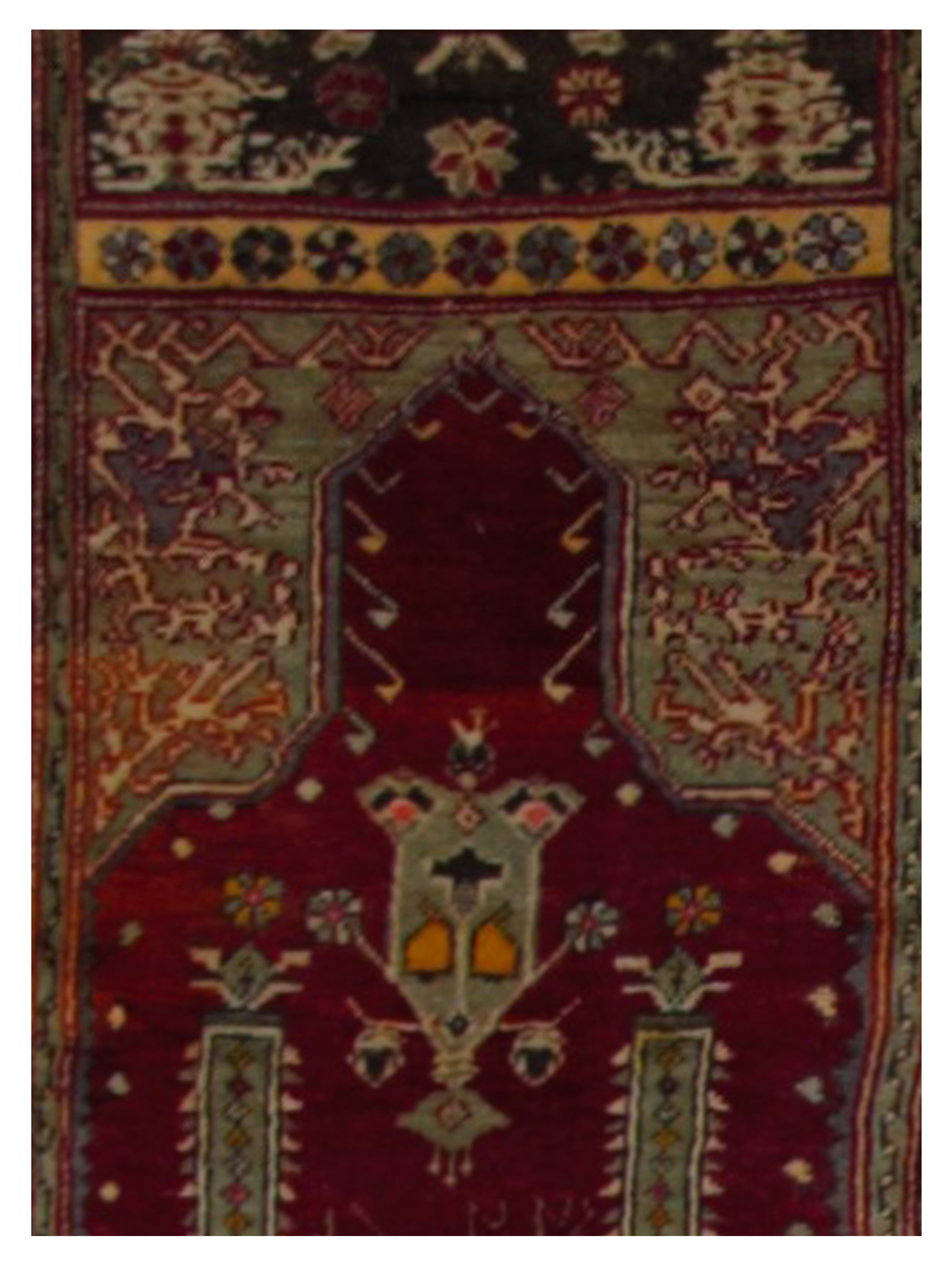 Kula Hand Knotted Red 4x6 - Image 4 of 5
