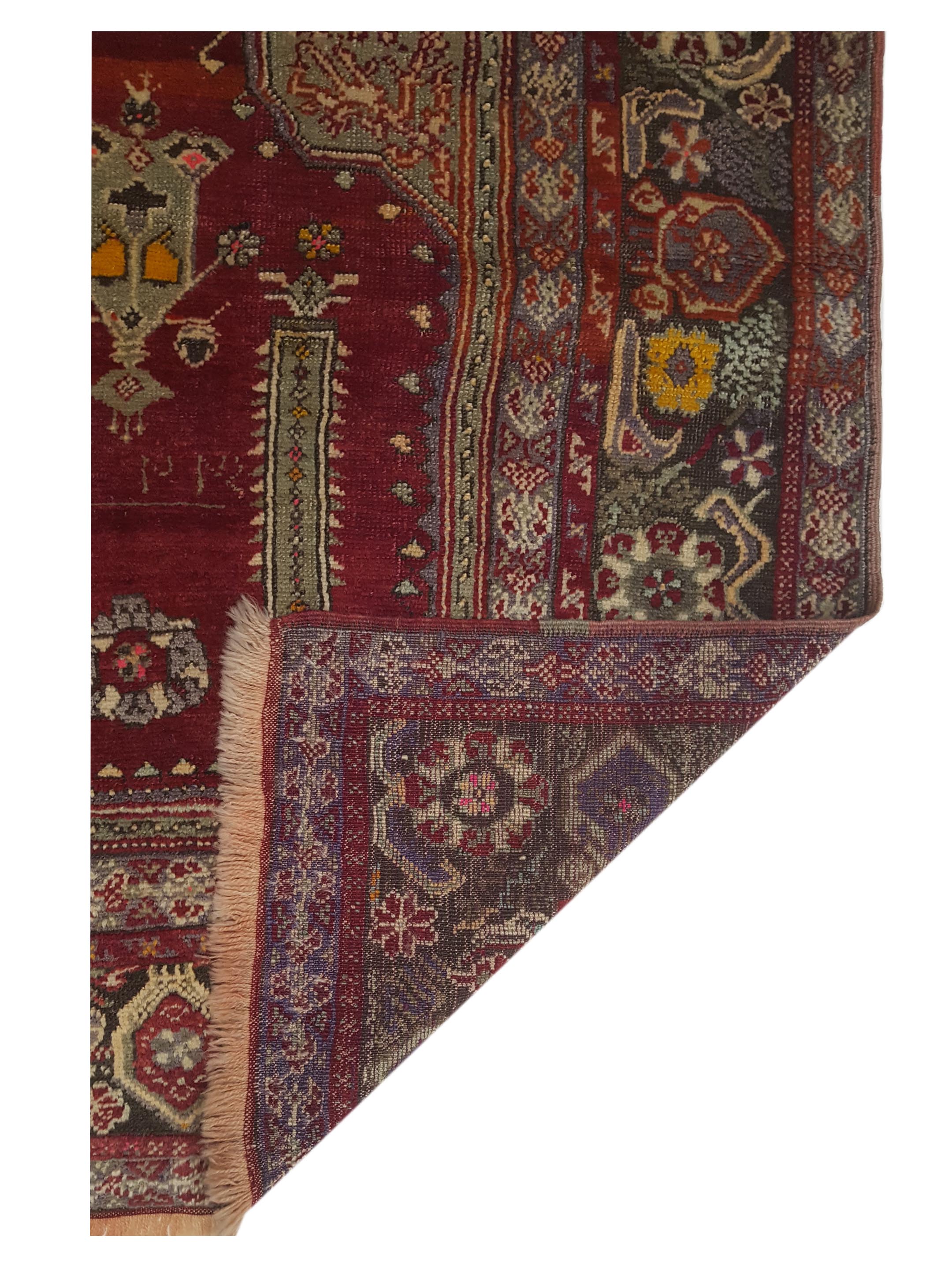 Kula Hand Knotted Red 4x6 - Image 5 of 5