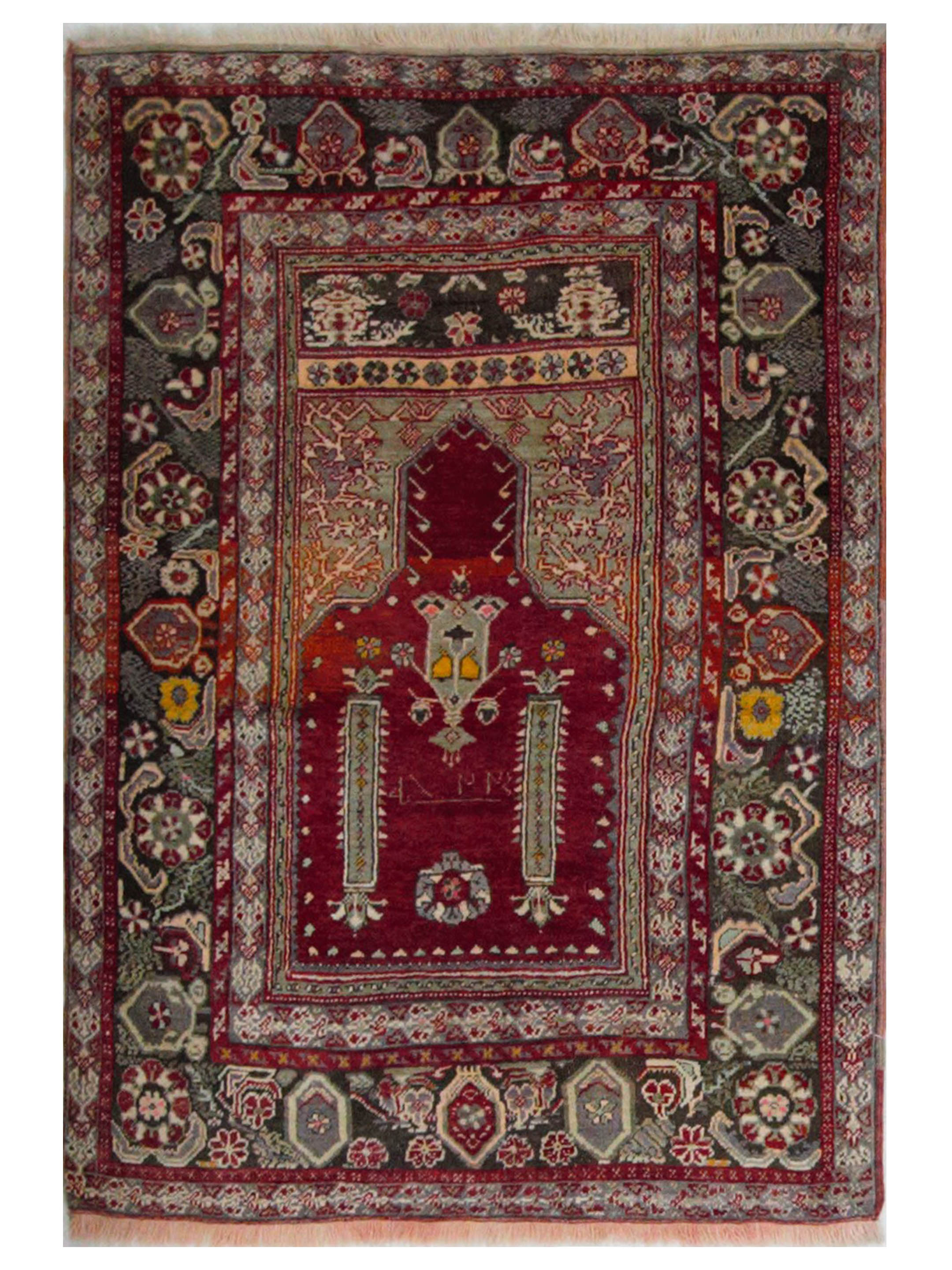 Kula Hand Knotted Red 4x6
