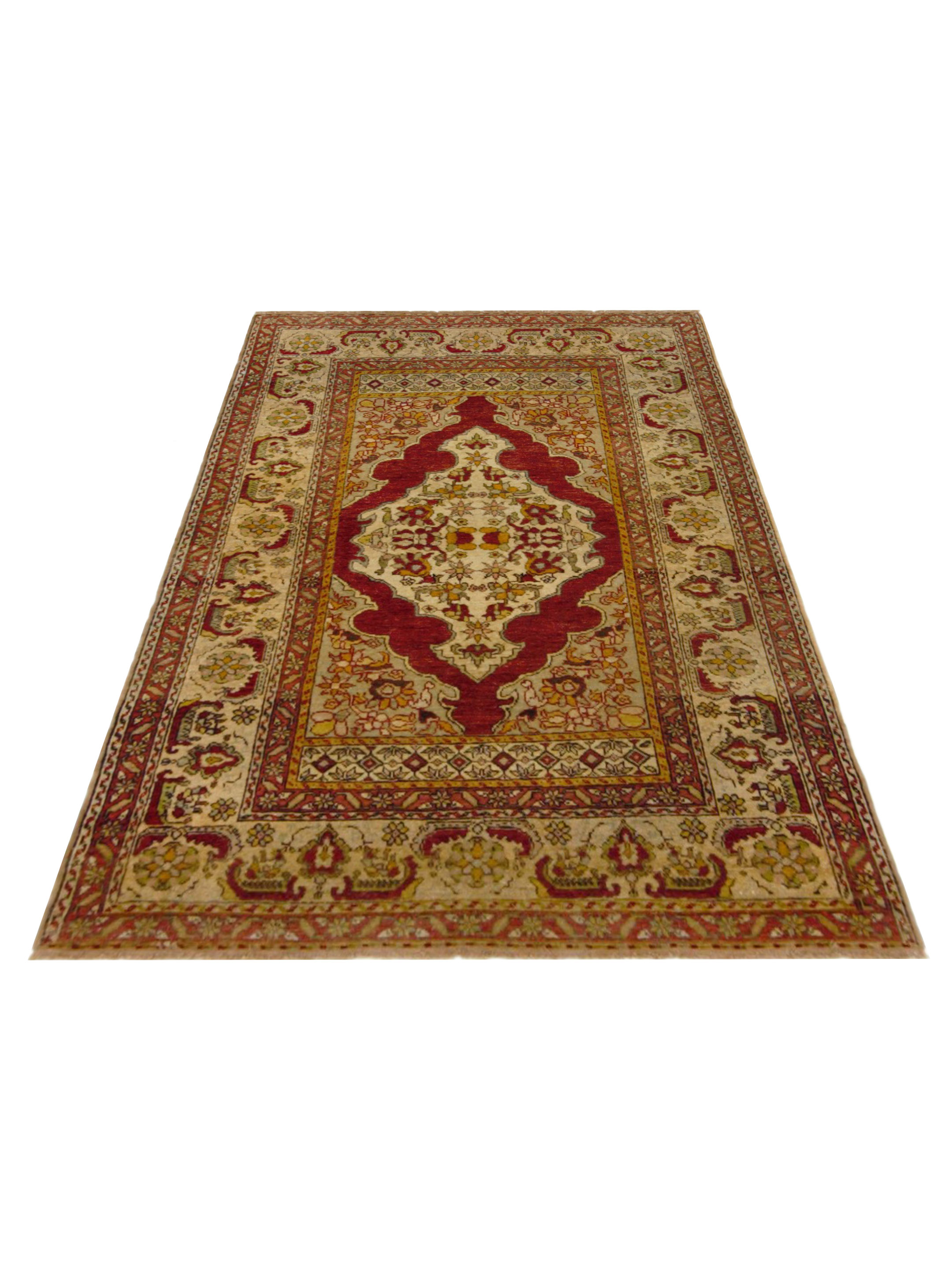 Kayseri Hand Knotted Gold 4x6 - Image 2 of 5