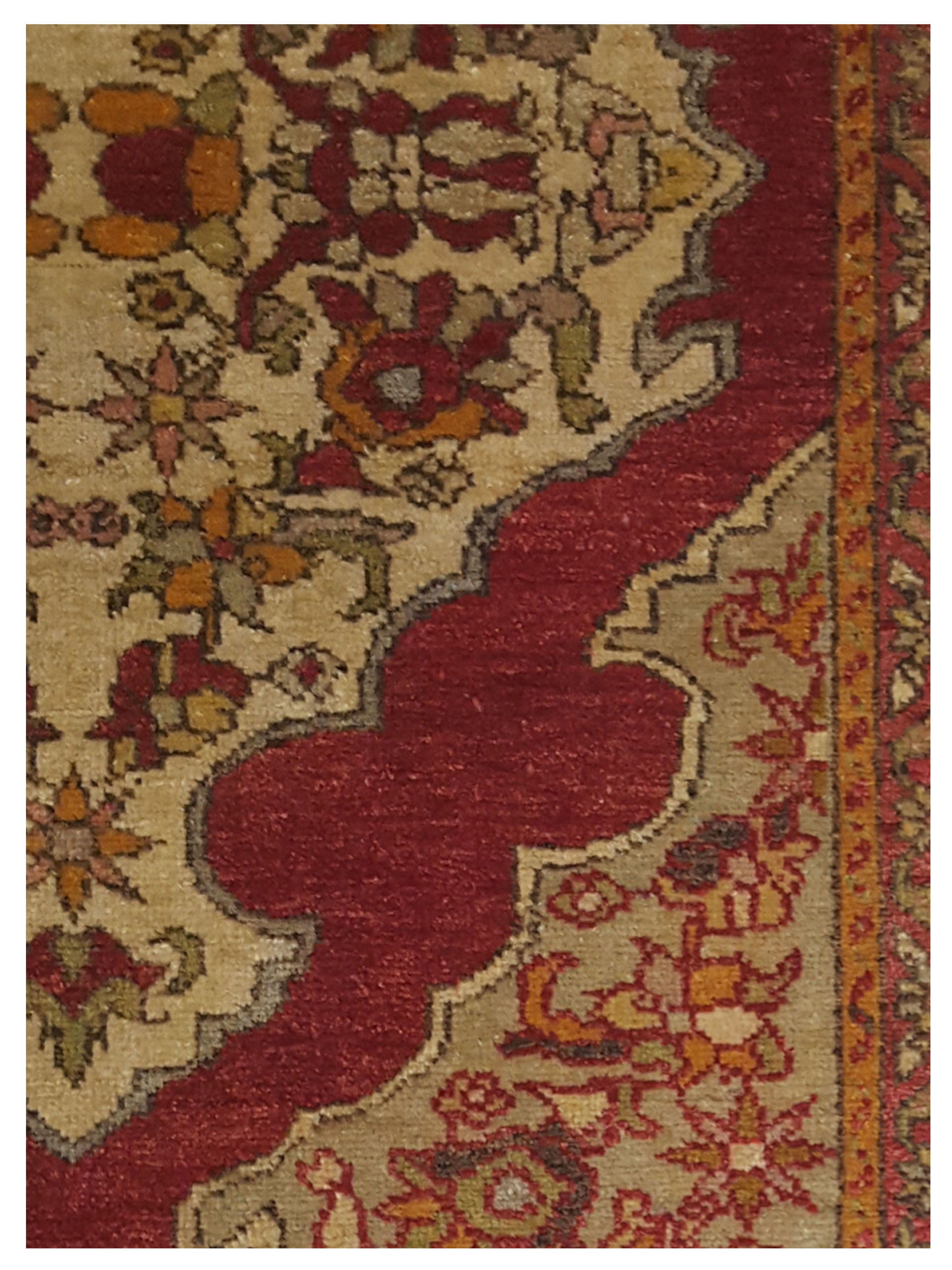 Kayseri Hand Knotted Gold 4x6 - Image 3 of 5