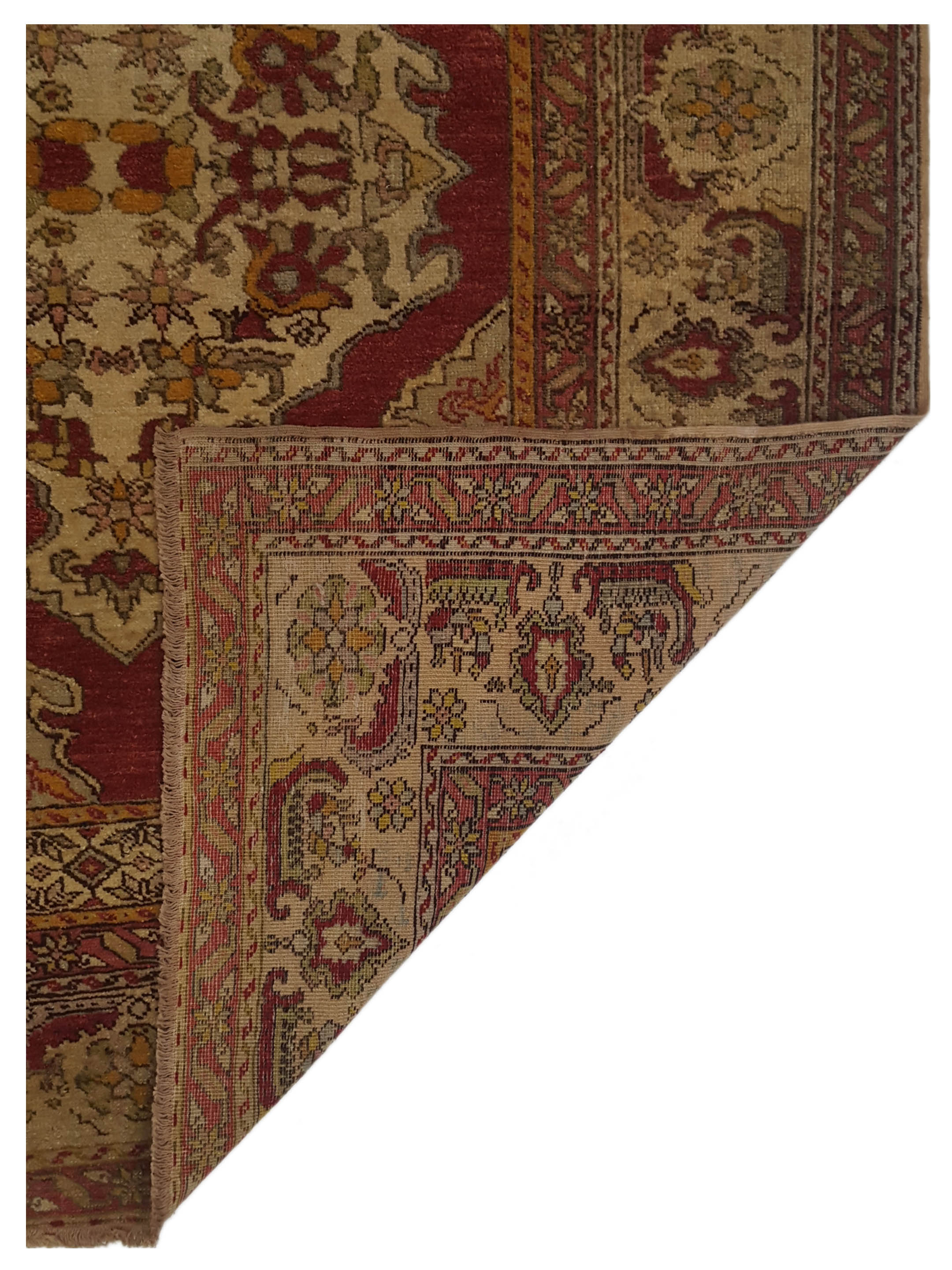Kayseri Hand Knotted Red 5x7 - Image 5 of 5