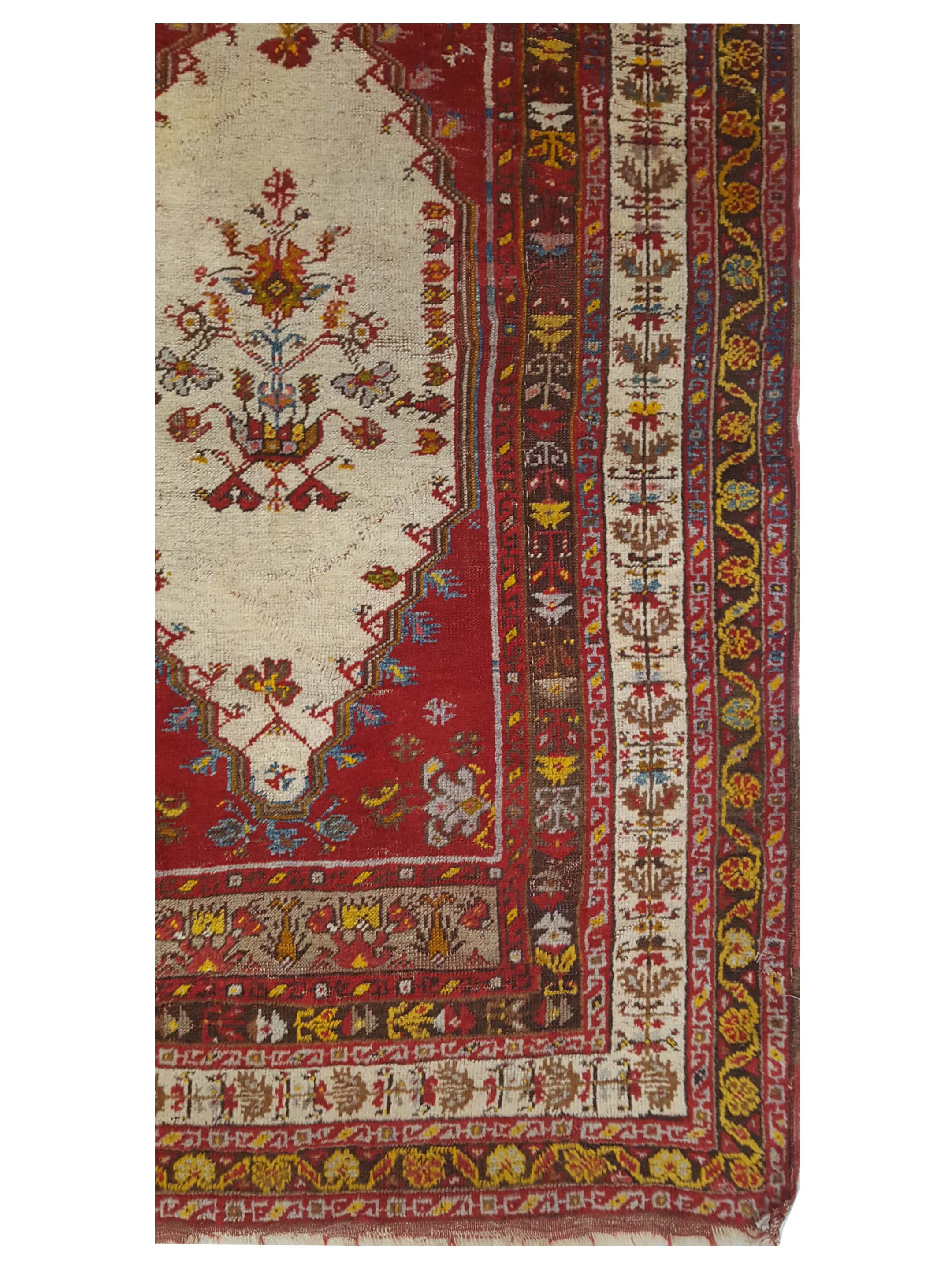 Kula Hand Knotted Red 3x5 - Image 2 of 5
