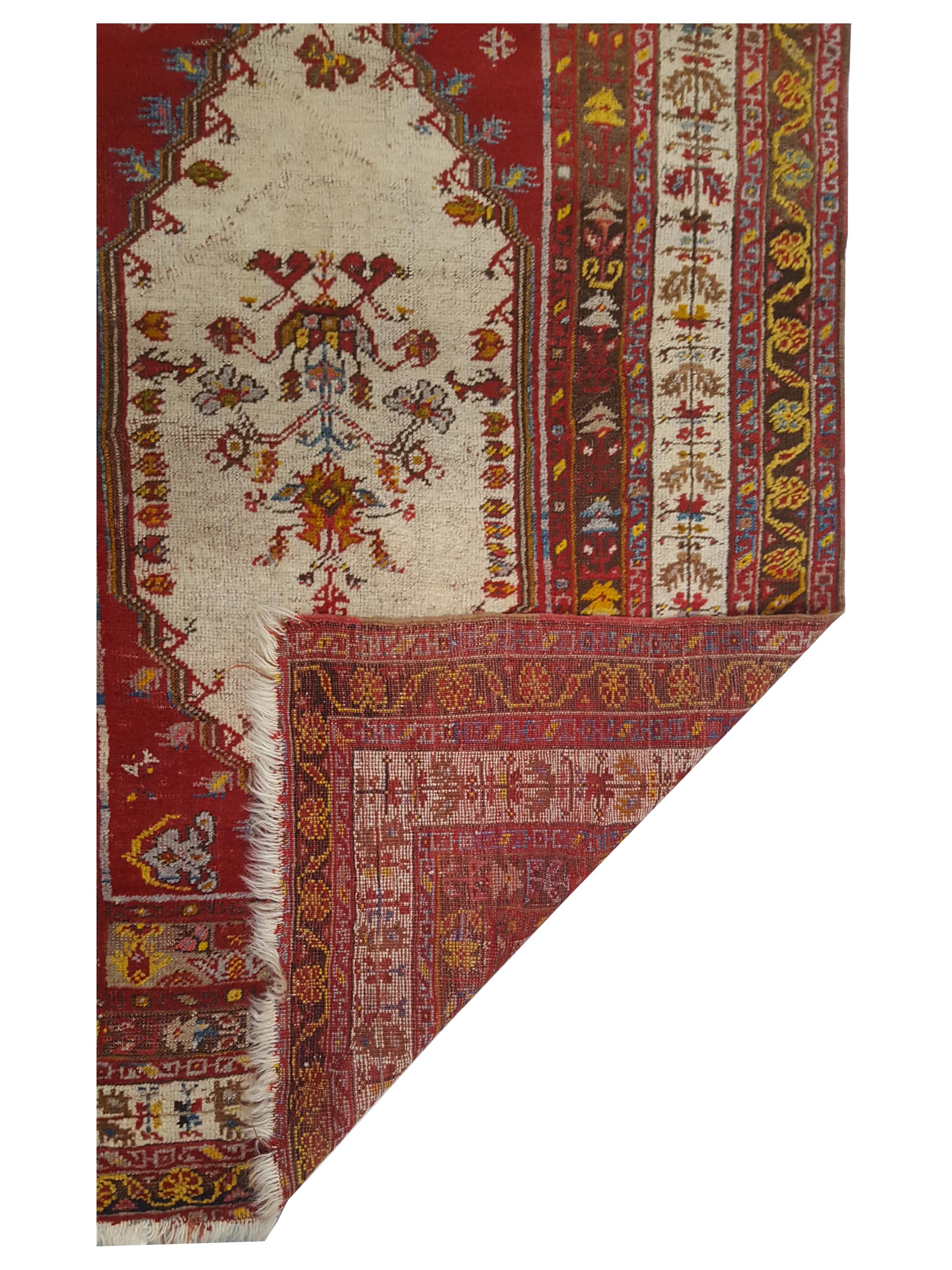 Kula Hand Knotted Red 3x5 - Image 3 of 5