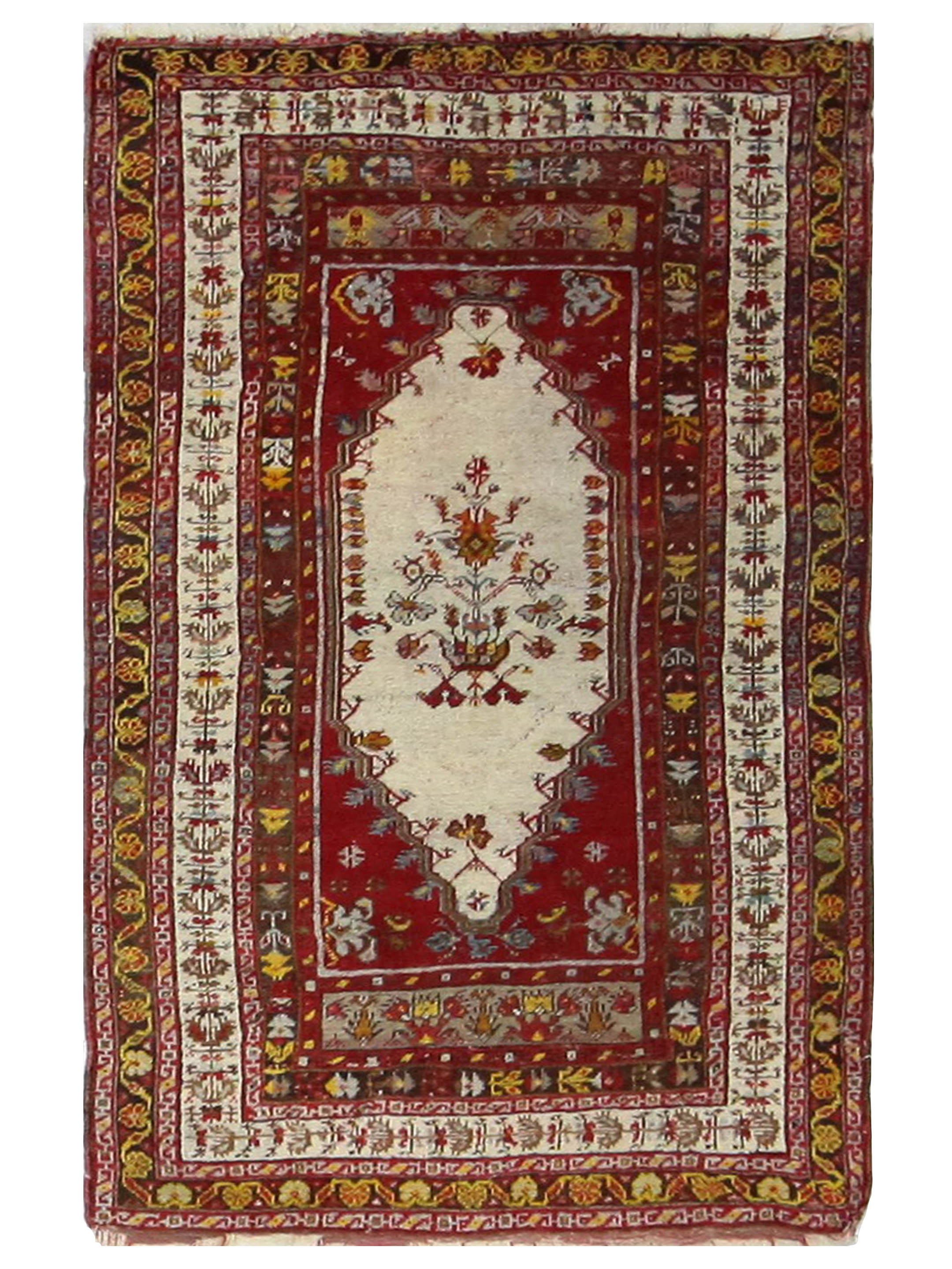 Kula Hand Knotted Red 3x5