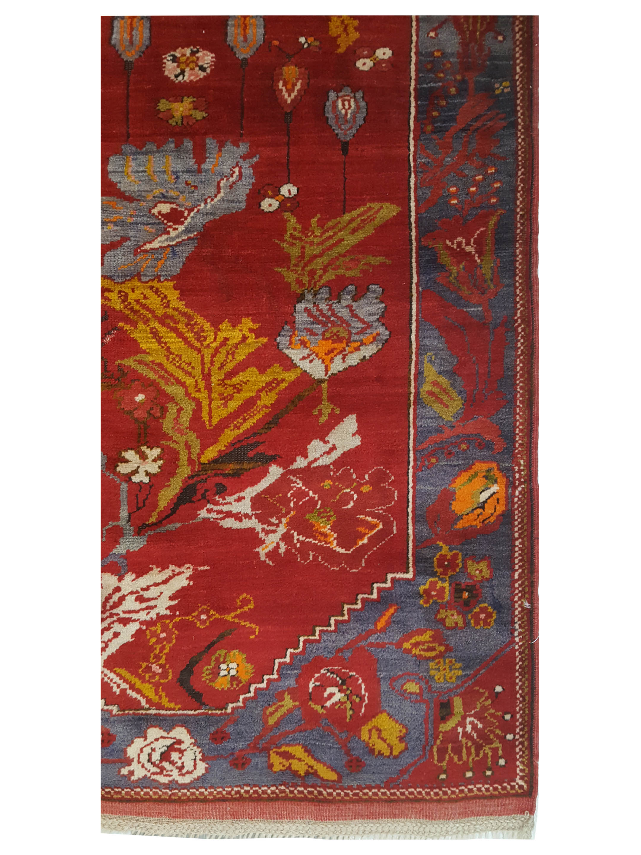 Antique Ushak Orange 4x6 - Image 2 of 5