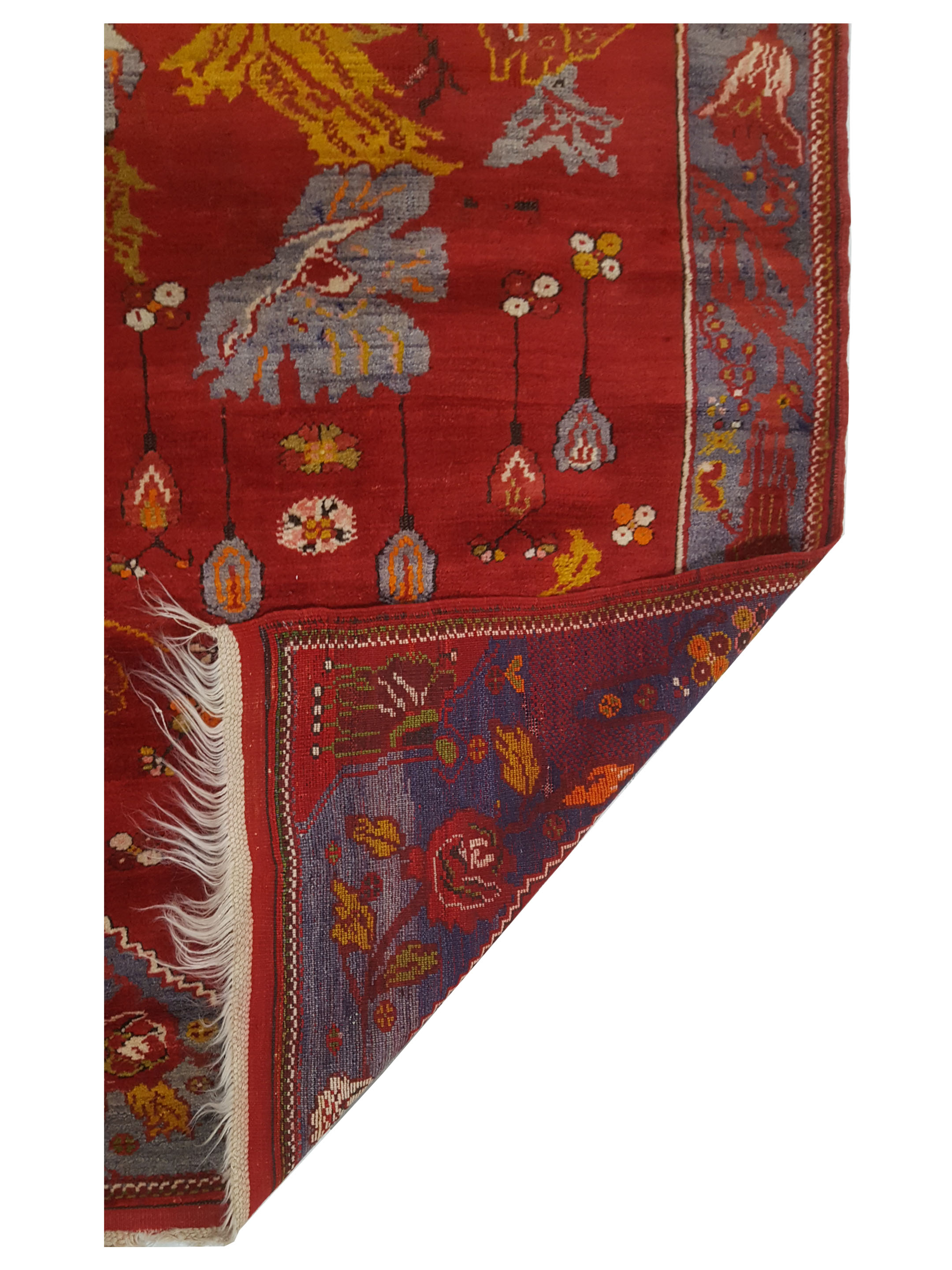 Antique Ushak Orange 4x6 - Image 3 of 5