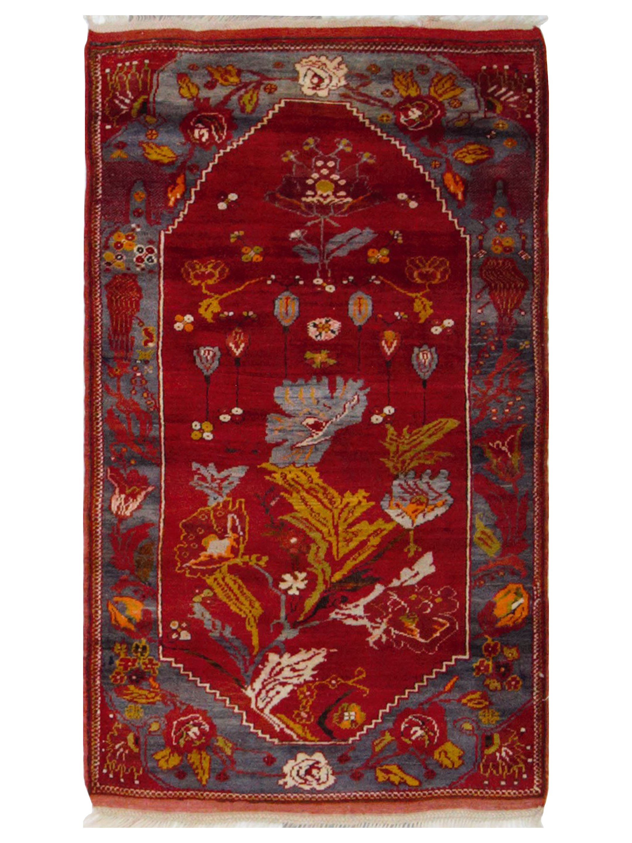 Antique Ushak Orange 4x6