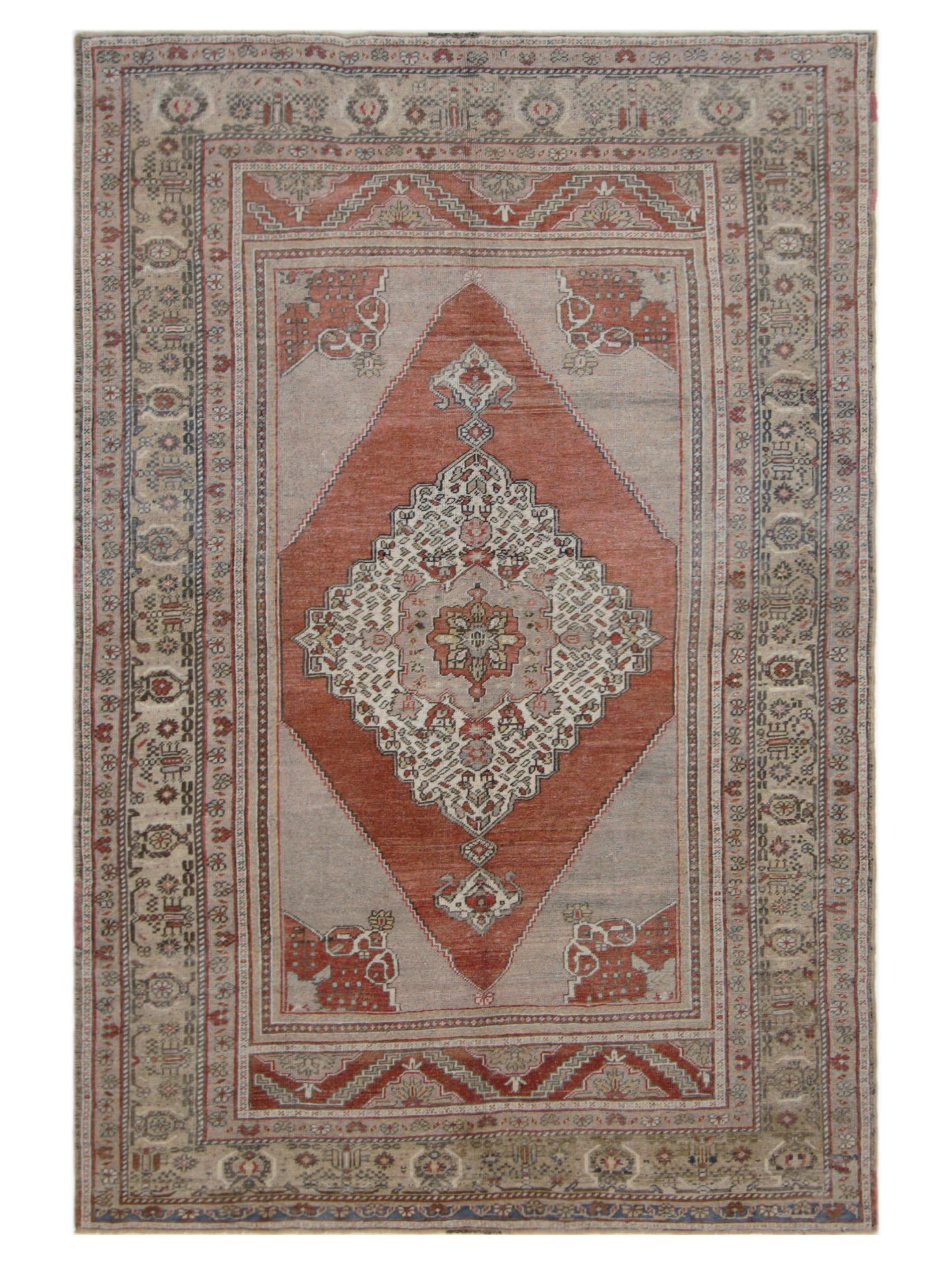 Anatolian Hand Knotted Rust 6x10