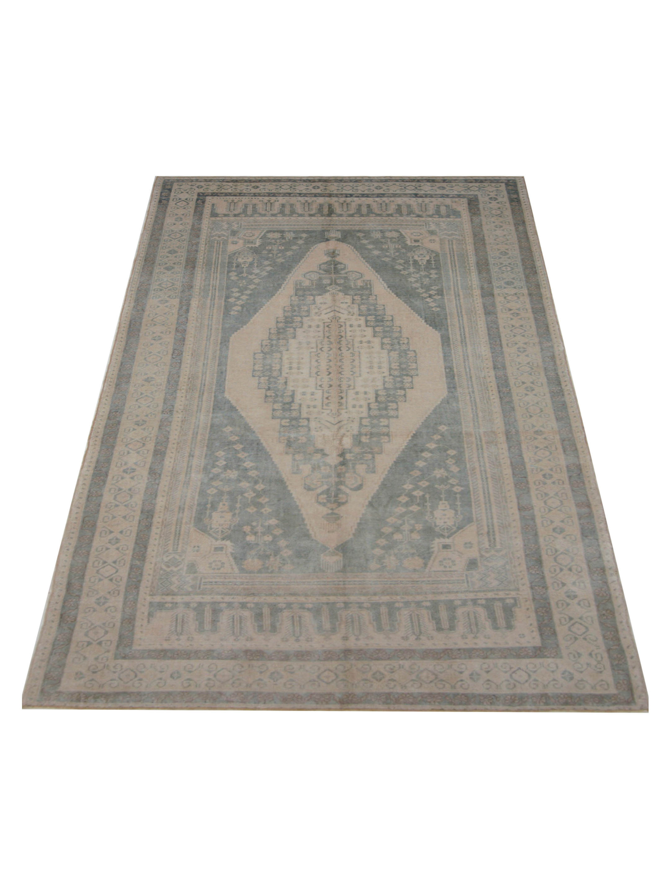 Anatolian Hand Knotted Teal 6x11 - Image 2 of 5