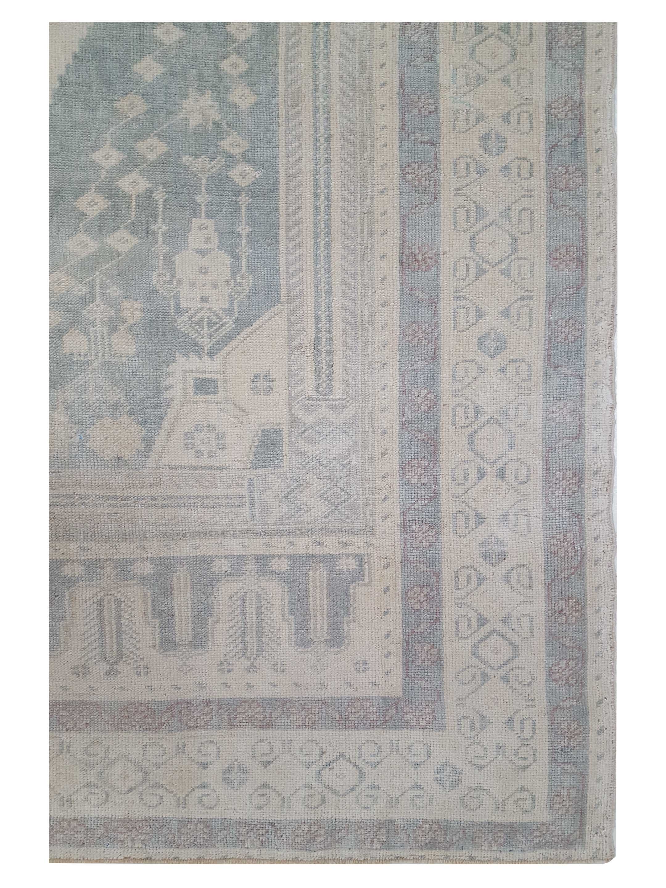 Anatolian Hand Knotted Teal 6x11 - Image 3 of 5