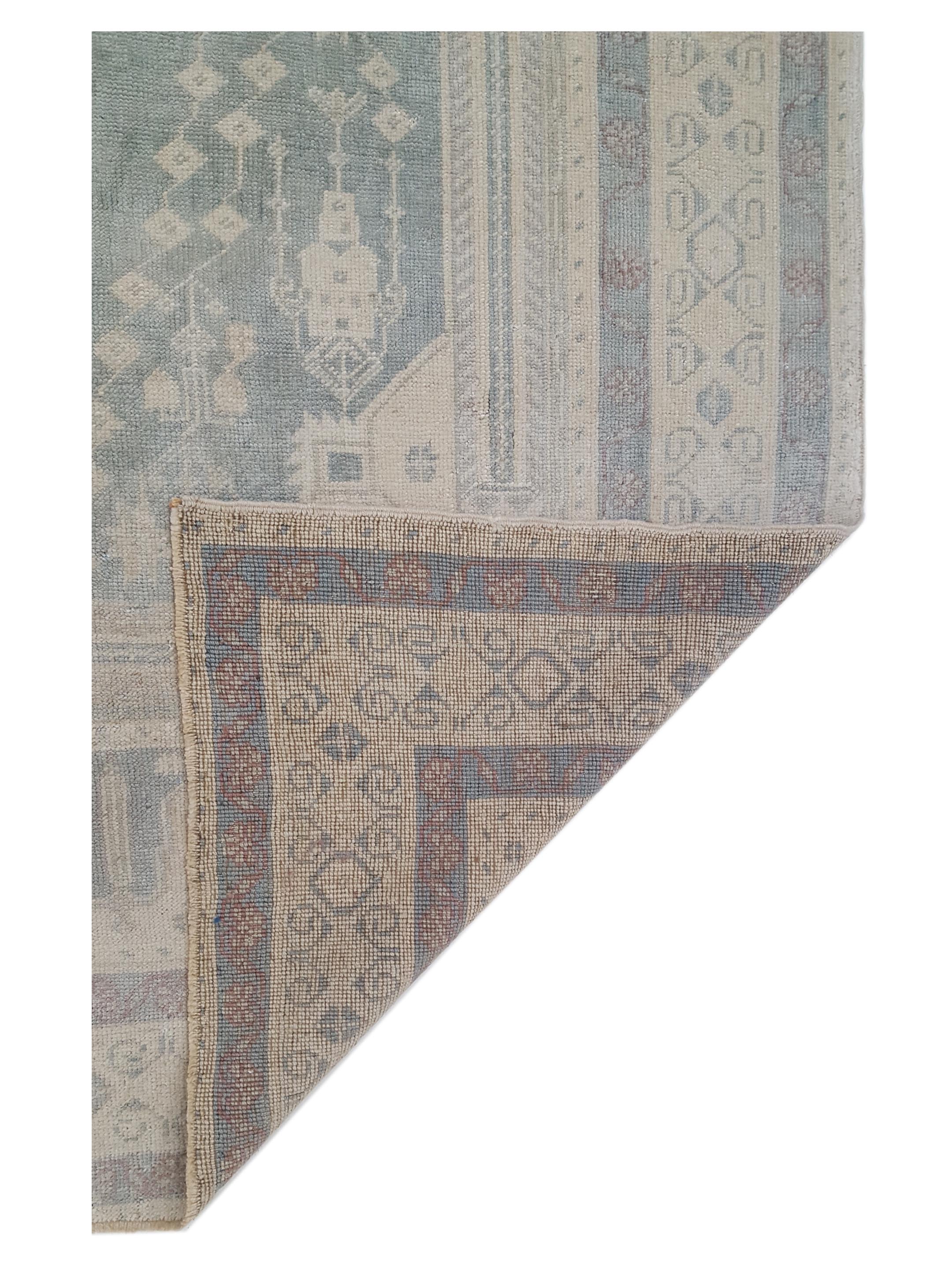 Anatolian Hand Knotted Teal 6x11 - Image 5 of 5