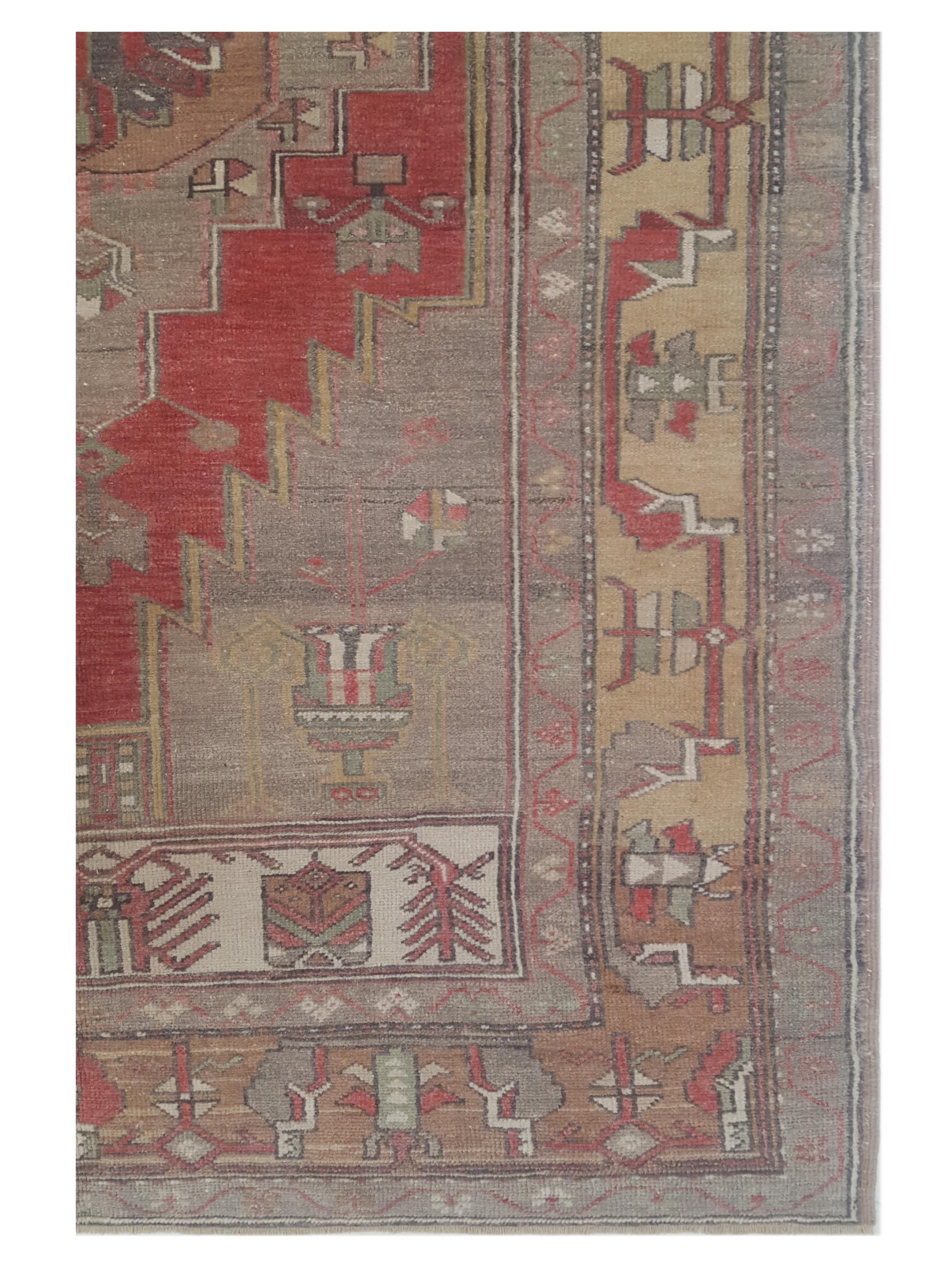 Anatolian Hand Knotted Rust 5x8 - Image 3 of 5