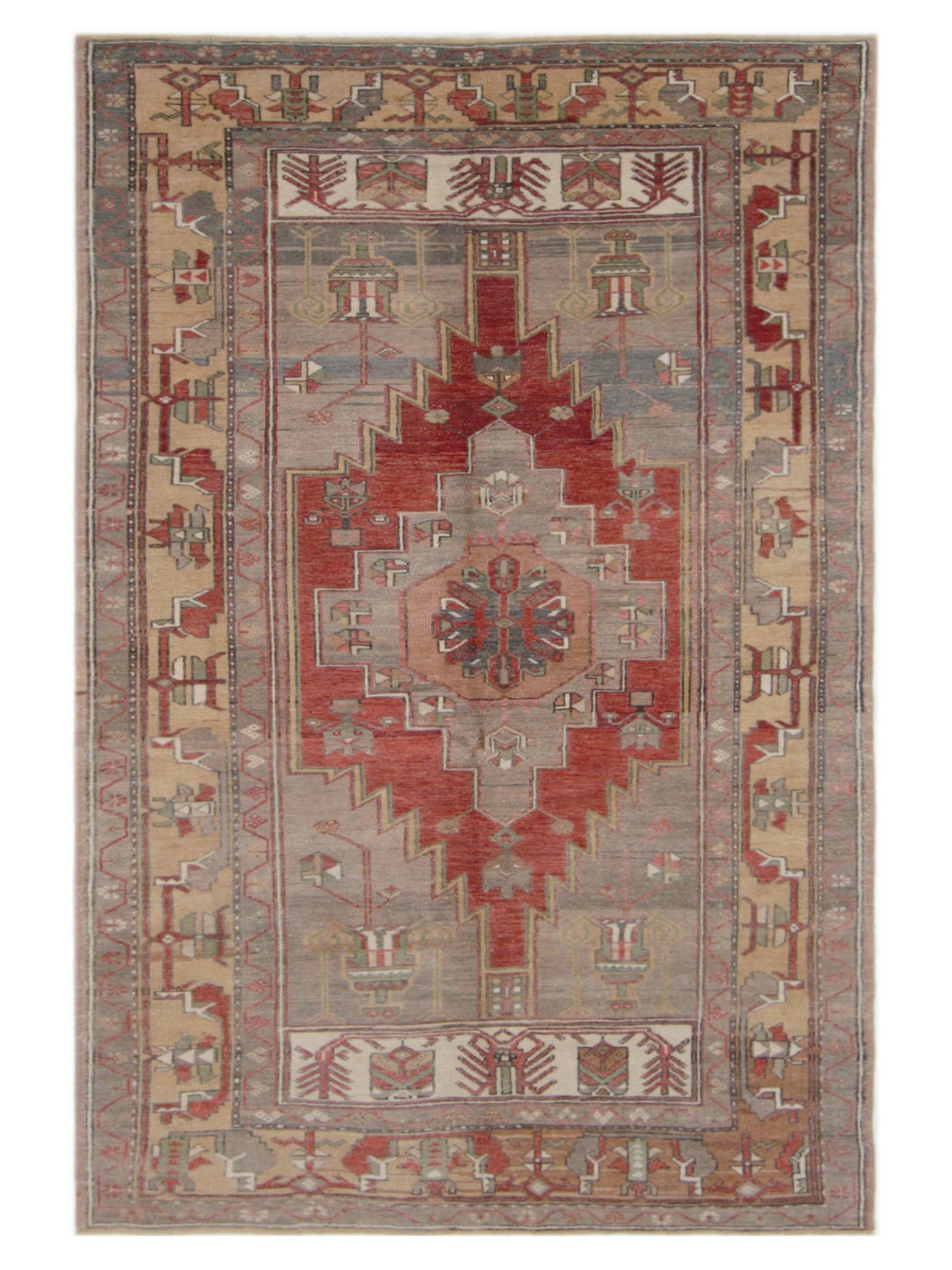 Anatolian Hand Knotted Rust 5x8