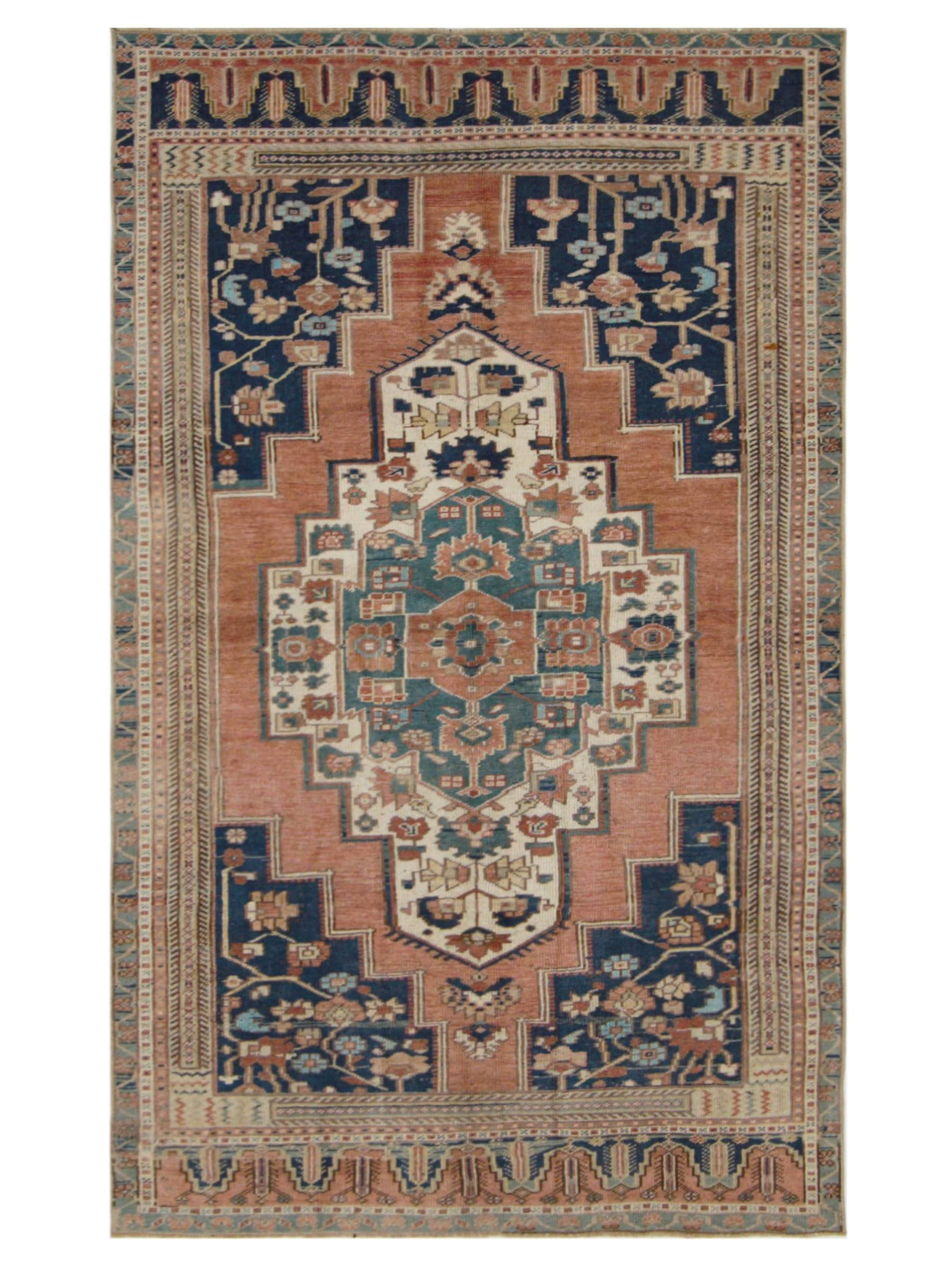 Anatolian Hand Knotted Rust 4x9