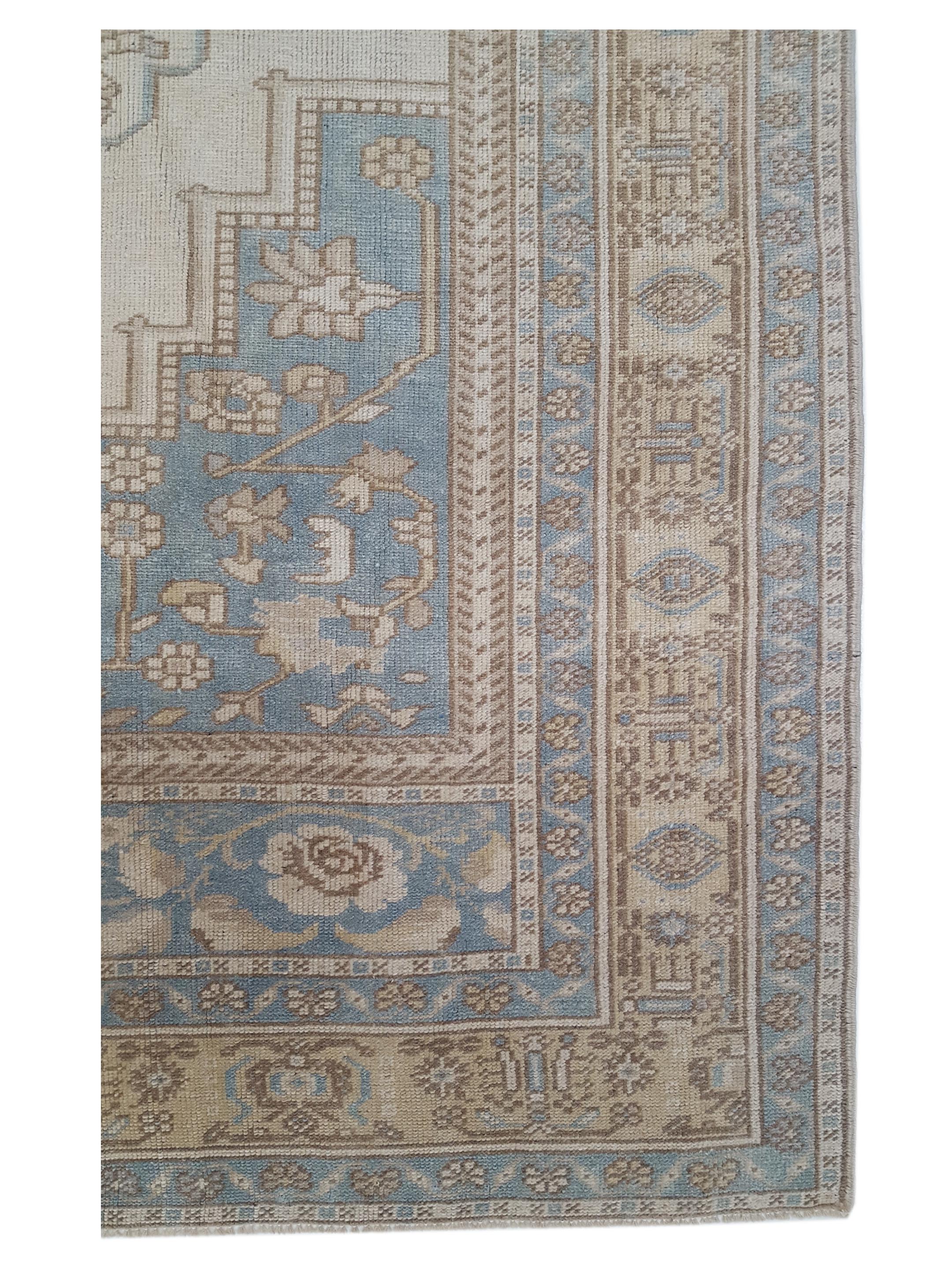 Anatolian Hand Knotted Beige 6x9 - Image 3 of 5