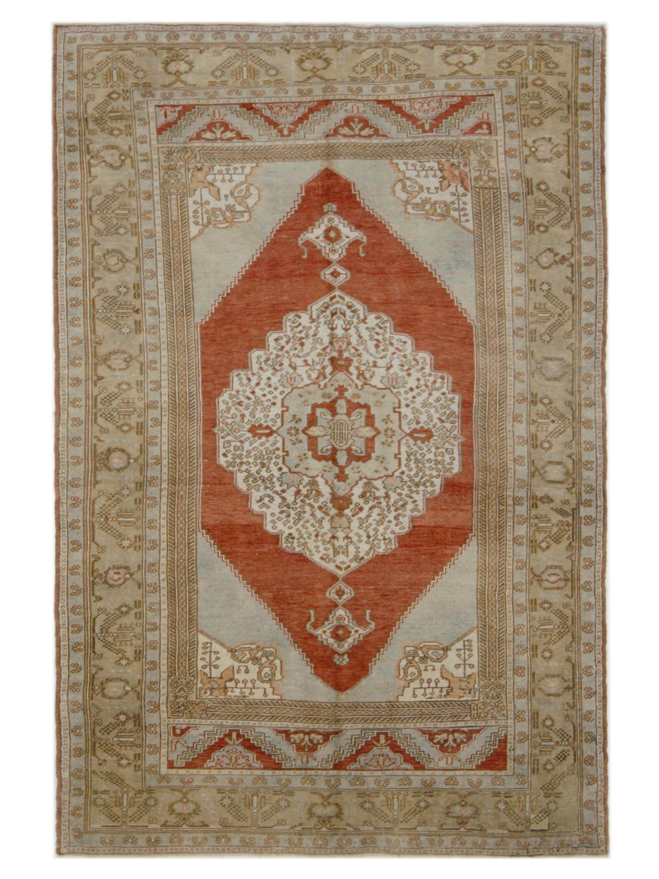 Anatolian Hand Knotted Rust 6x9