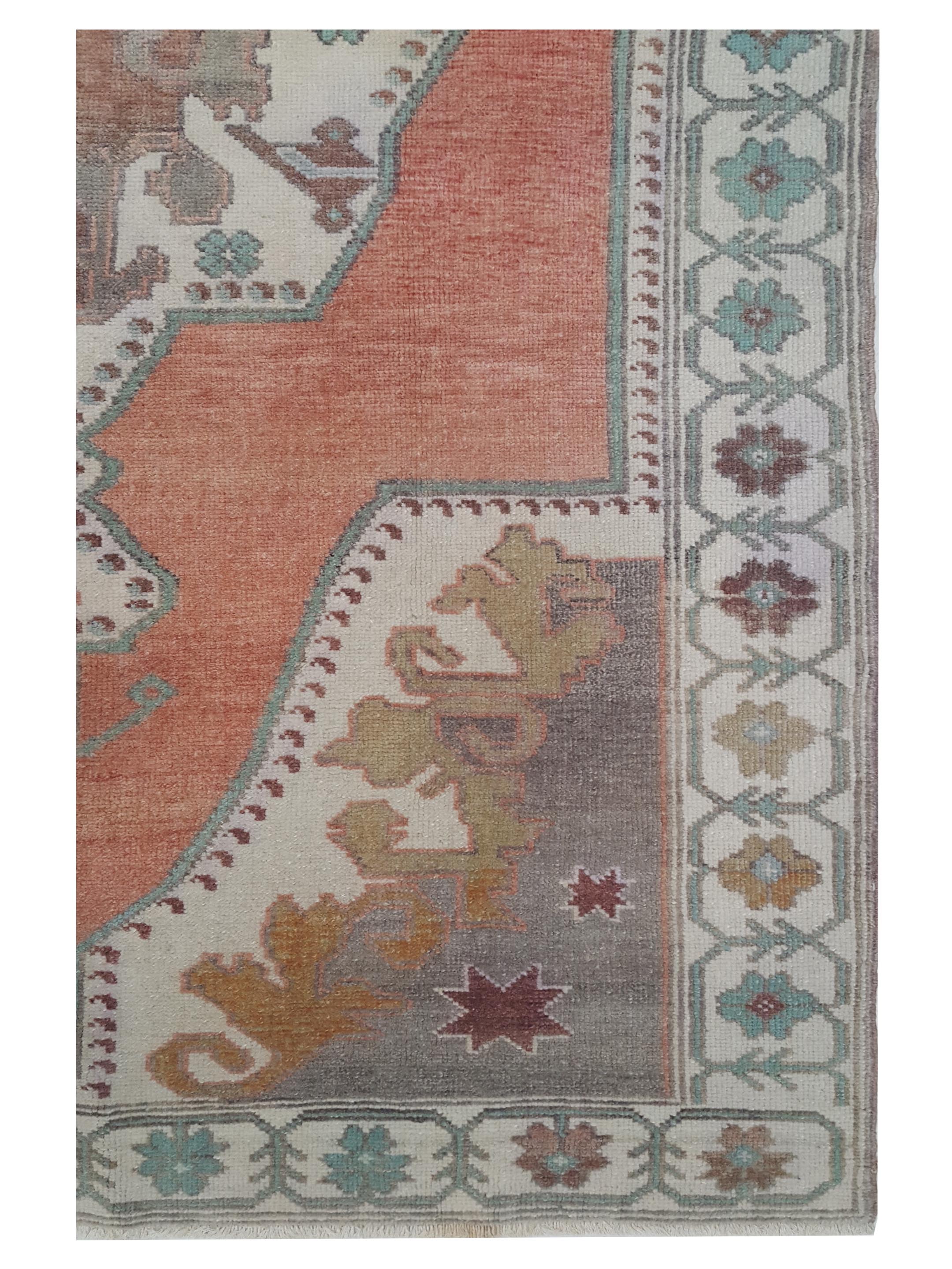 Anatolian Hand Knotted Rust 5x8 - Image 3 of 5