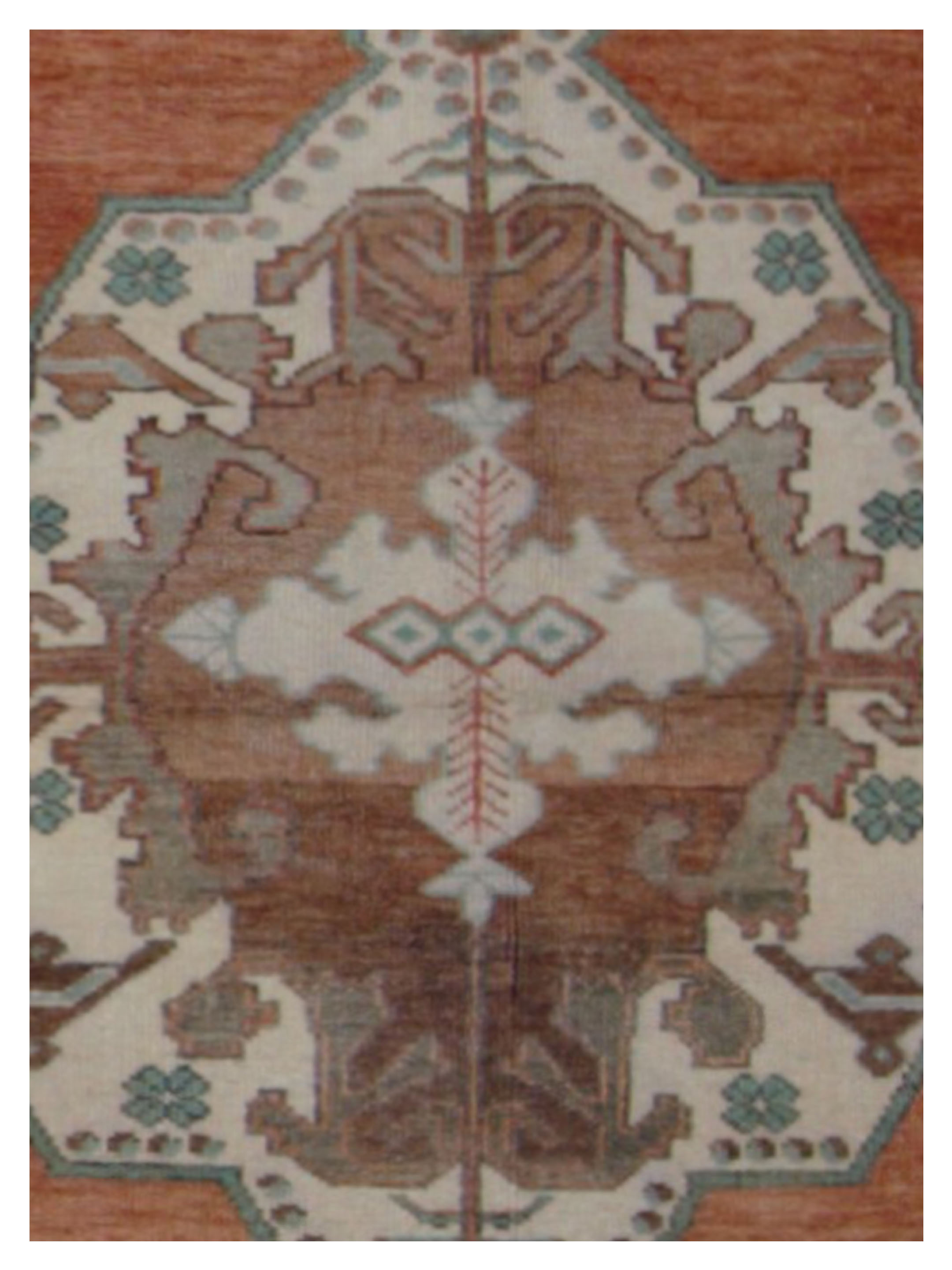 Anatolian Hand Knotted Rust 5x8 - Image 4 of 5