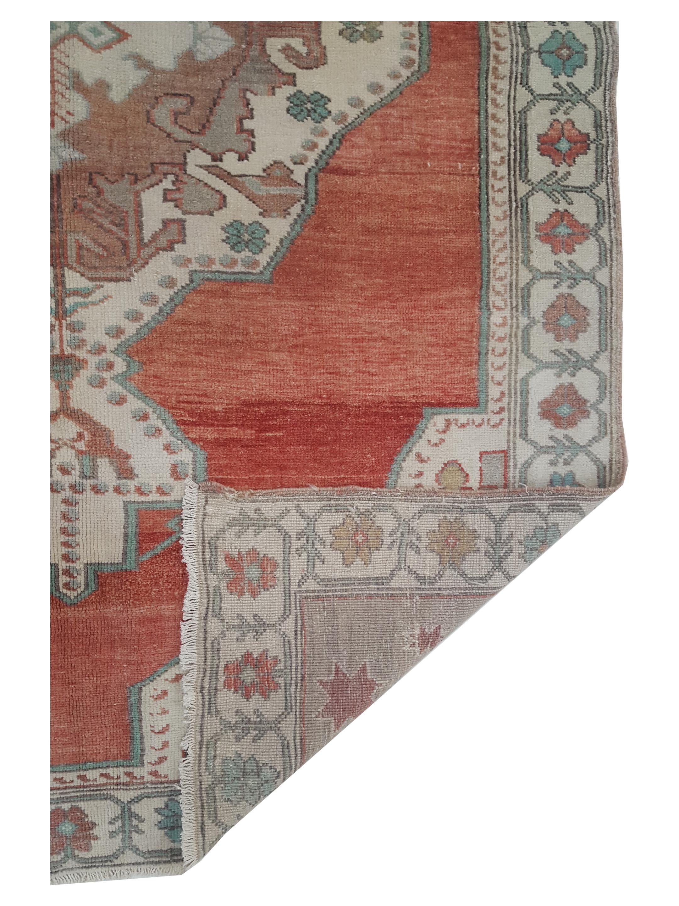 Anatolian Hand Knotted Rust 5x8 - Image 5 of 5