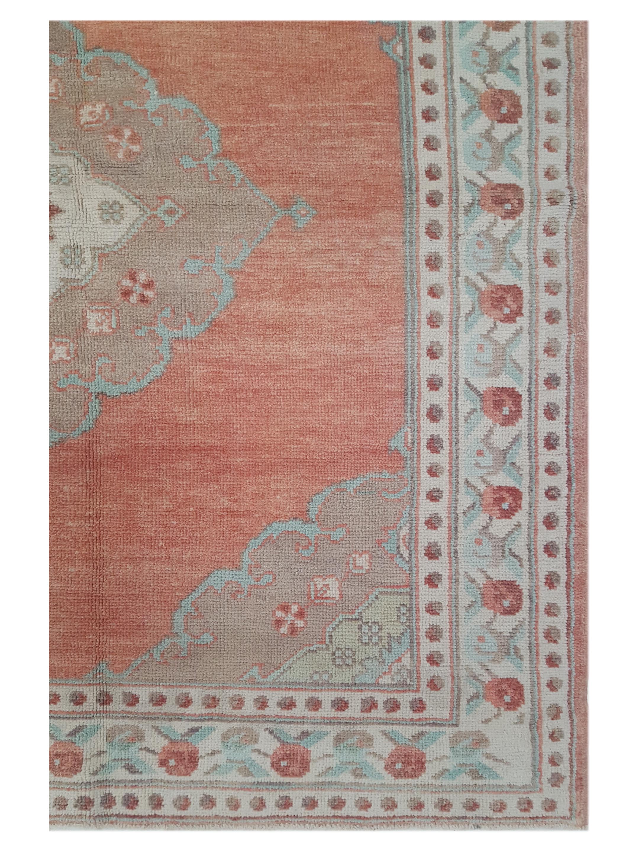Anatolian Hand Knotted Orange 5x12 - Image 3 of 5