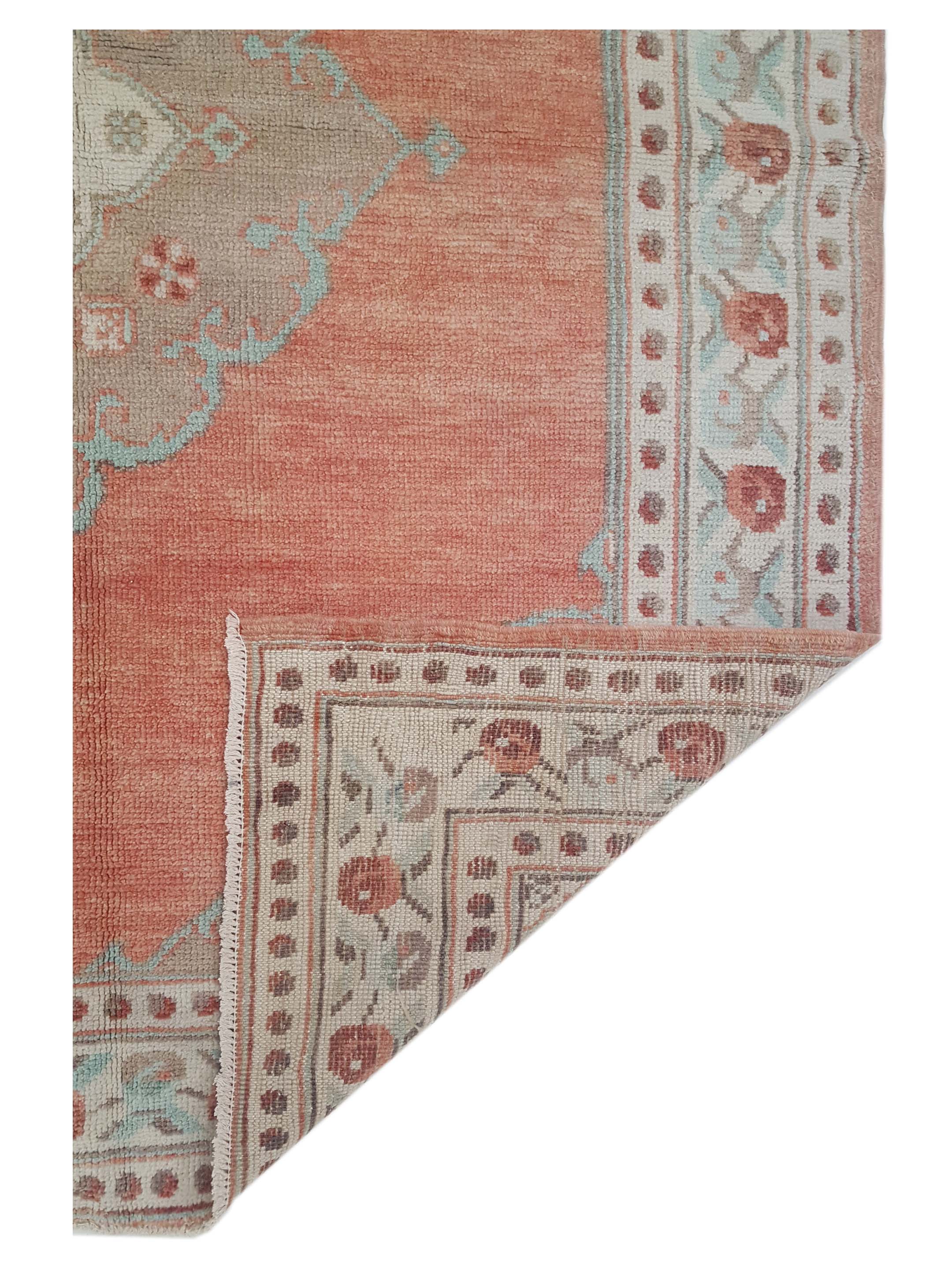 Anatolian Hand Knotted Orange 5x12 - Image 5 of 5