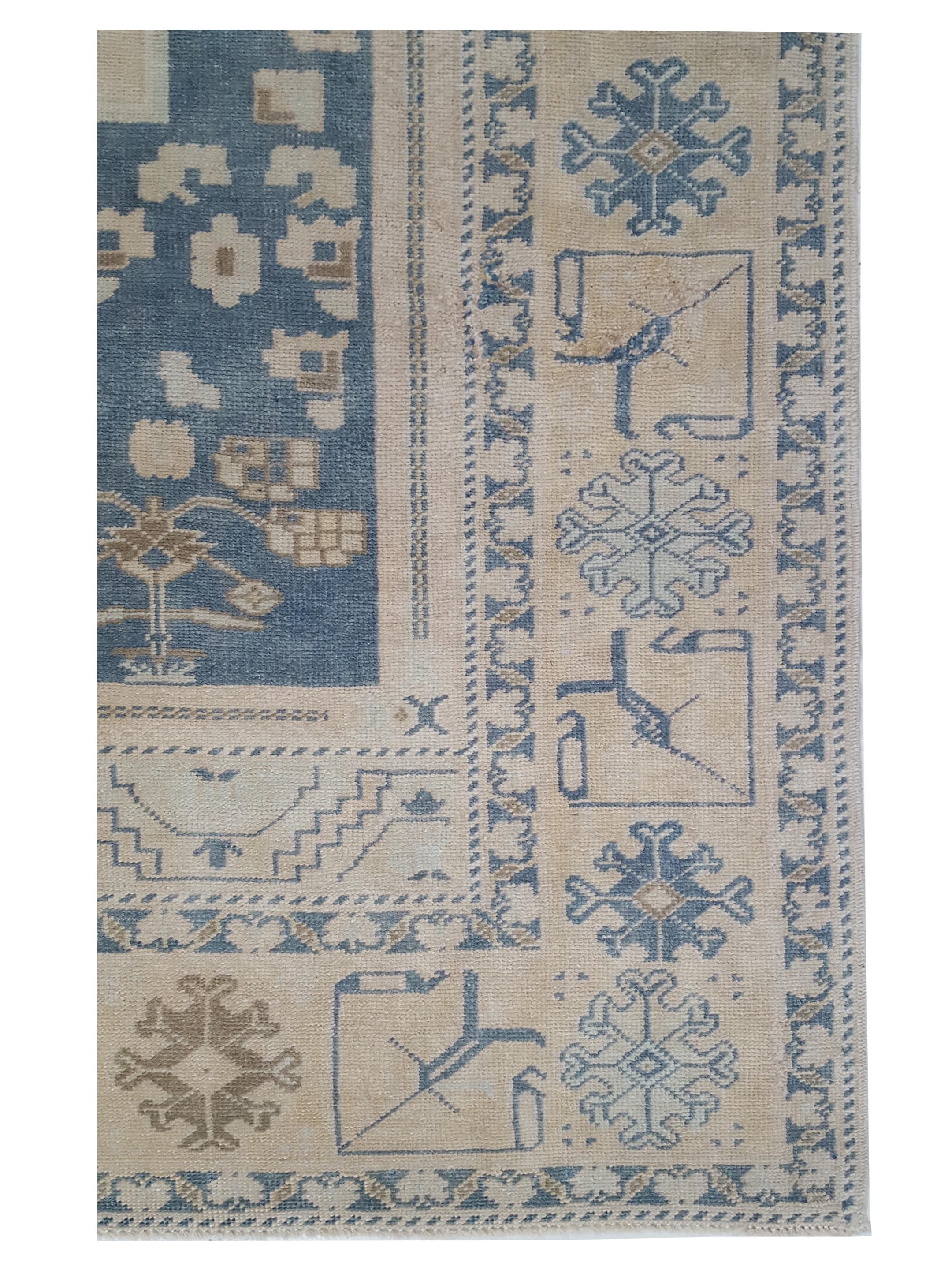 Anatolian Hand Knotted Sand 6x9 - Image 3 of 5