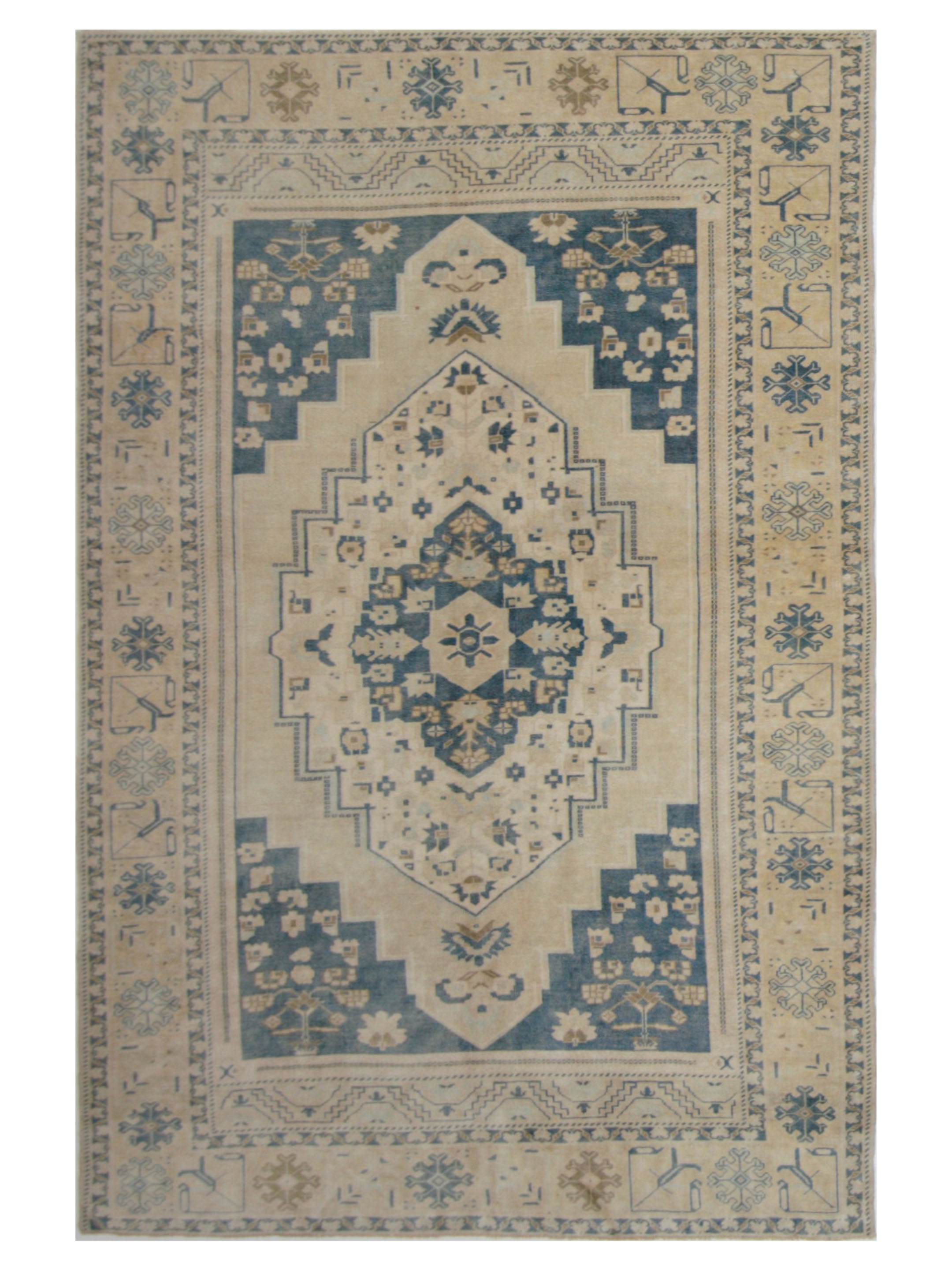 Anatolian Hand Knotted Sand 6x9
