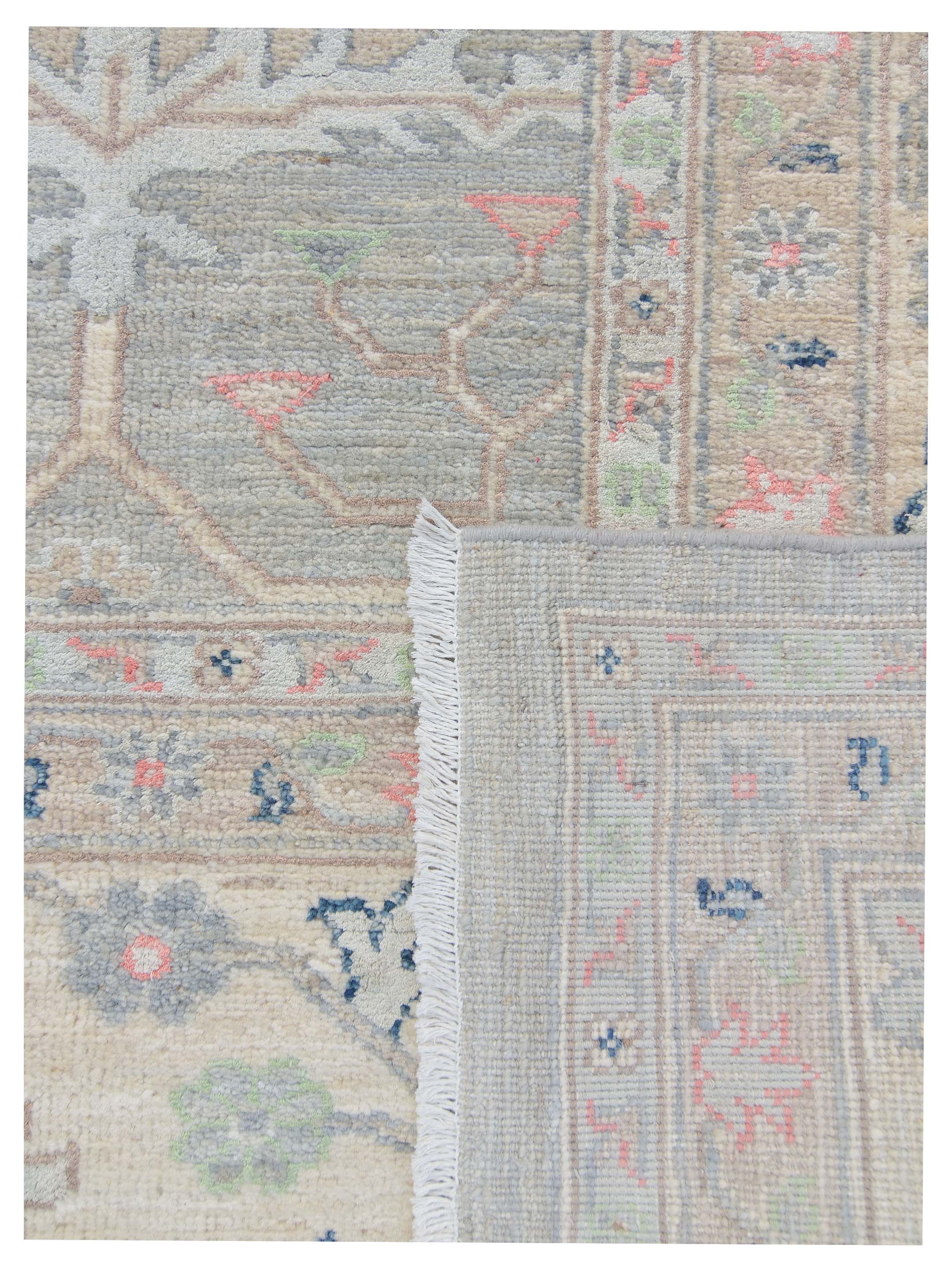 Ziegler Silk Route Hand Knotted Grey 9x12 - Image 5 of 5