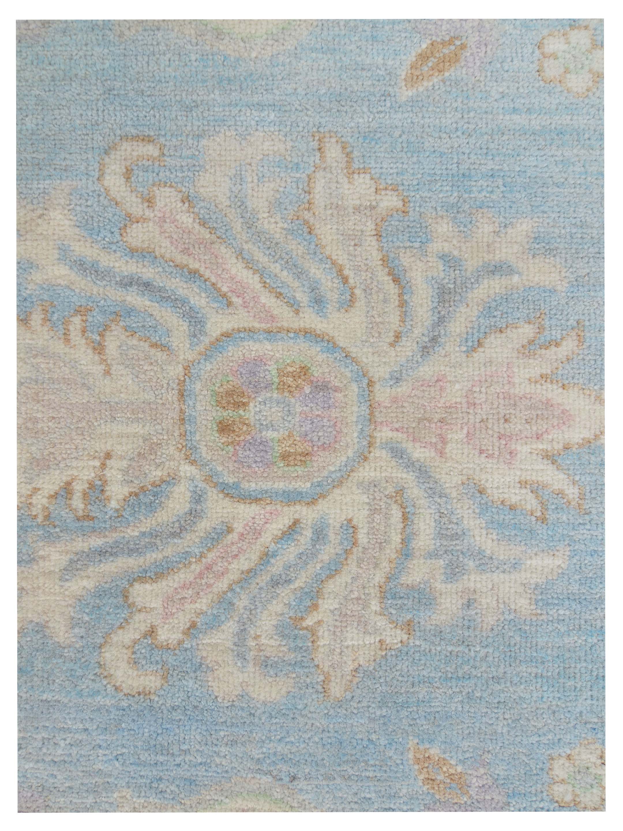 Ziegler Hand Knotted Lt.Blue 9x12 - Image 3 of 5