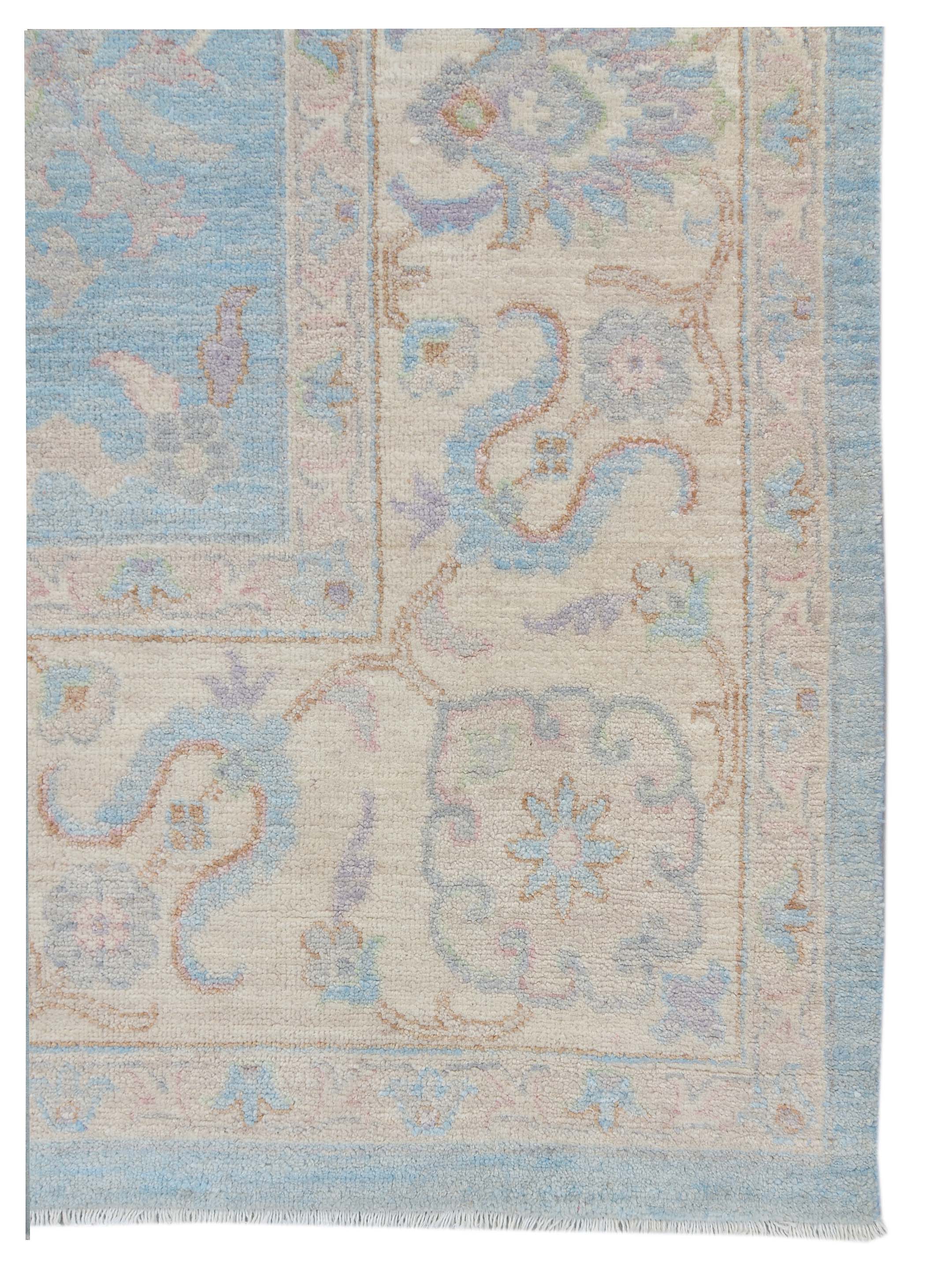 Ziegler Hand Knotted Lt.Blue 9x12 - Image 4 of 5